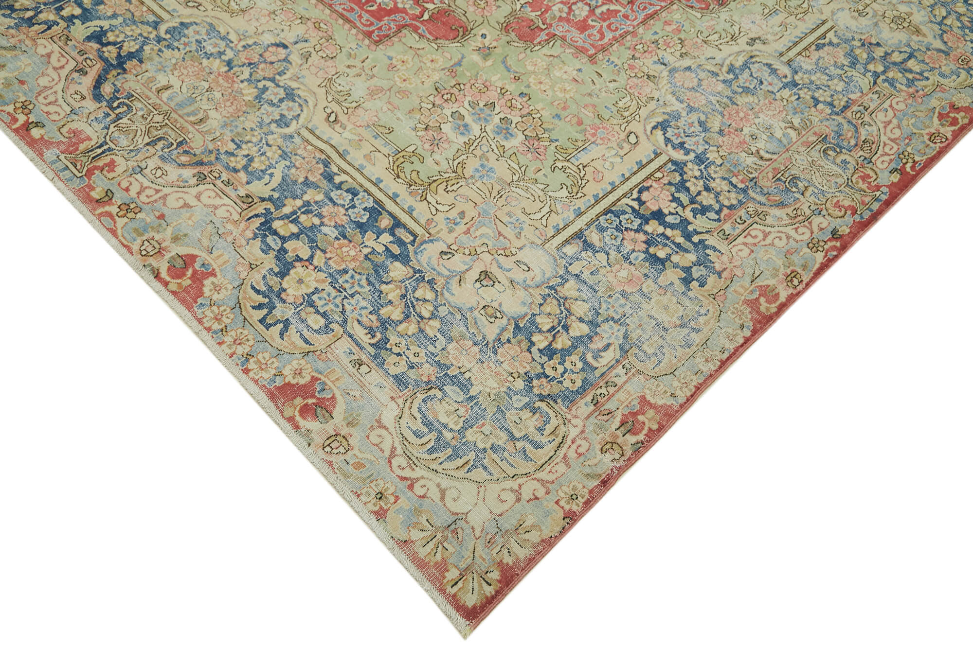 10 x 16 Beige Vintage Large Area Rug - 6302