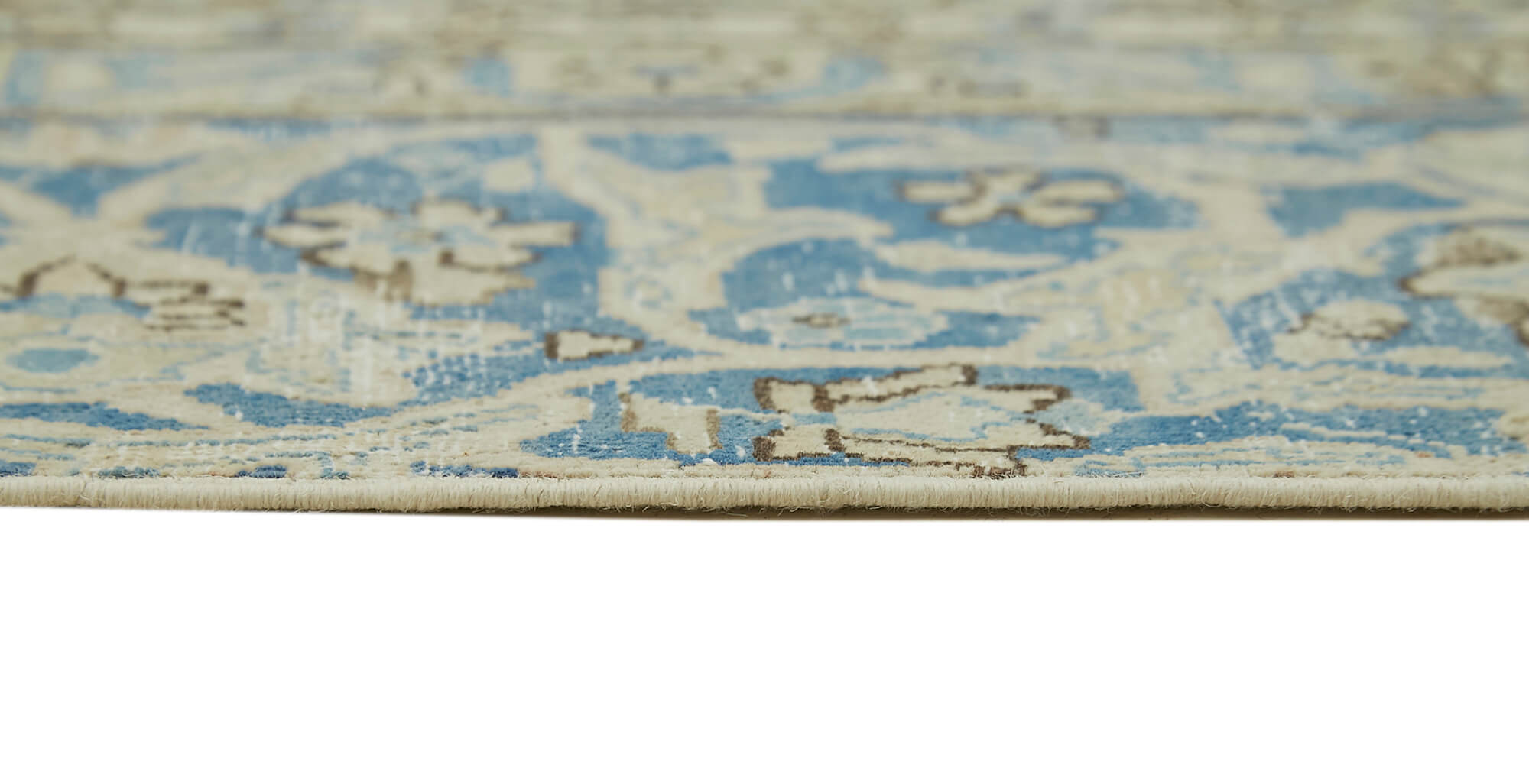 9 x 14 Beige Vintage Large Area Rug - 6304