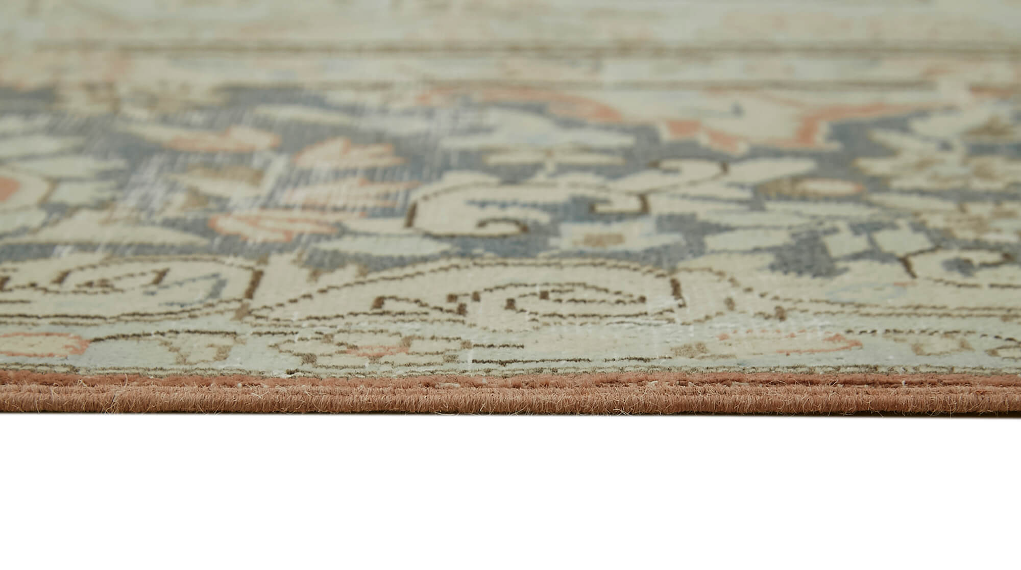 10 x 14 Beige Vintage Large Area Rug - 6308