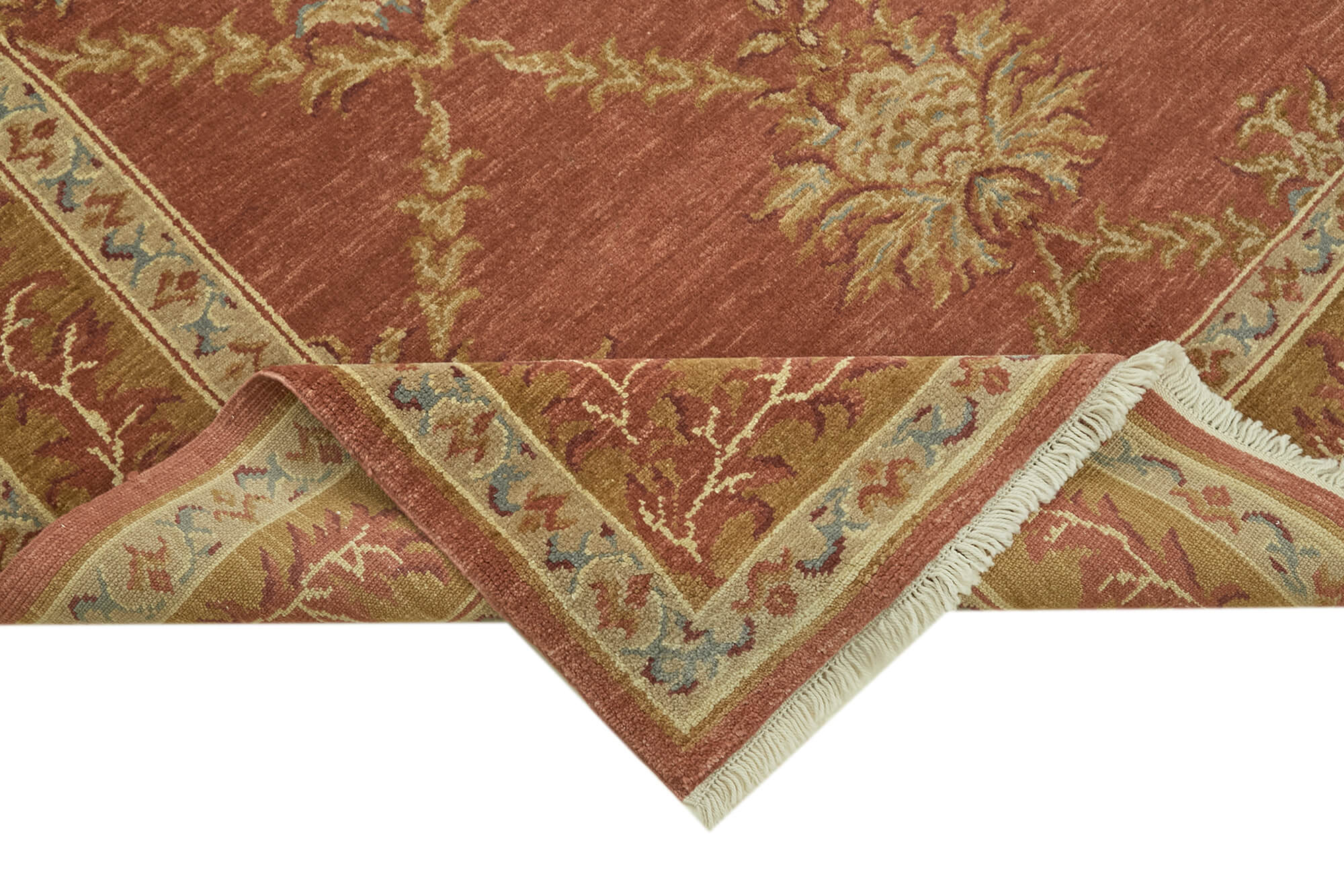 6 x 8 Red Oushak Rug - 6463