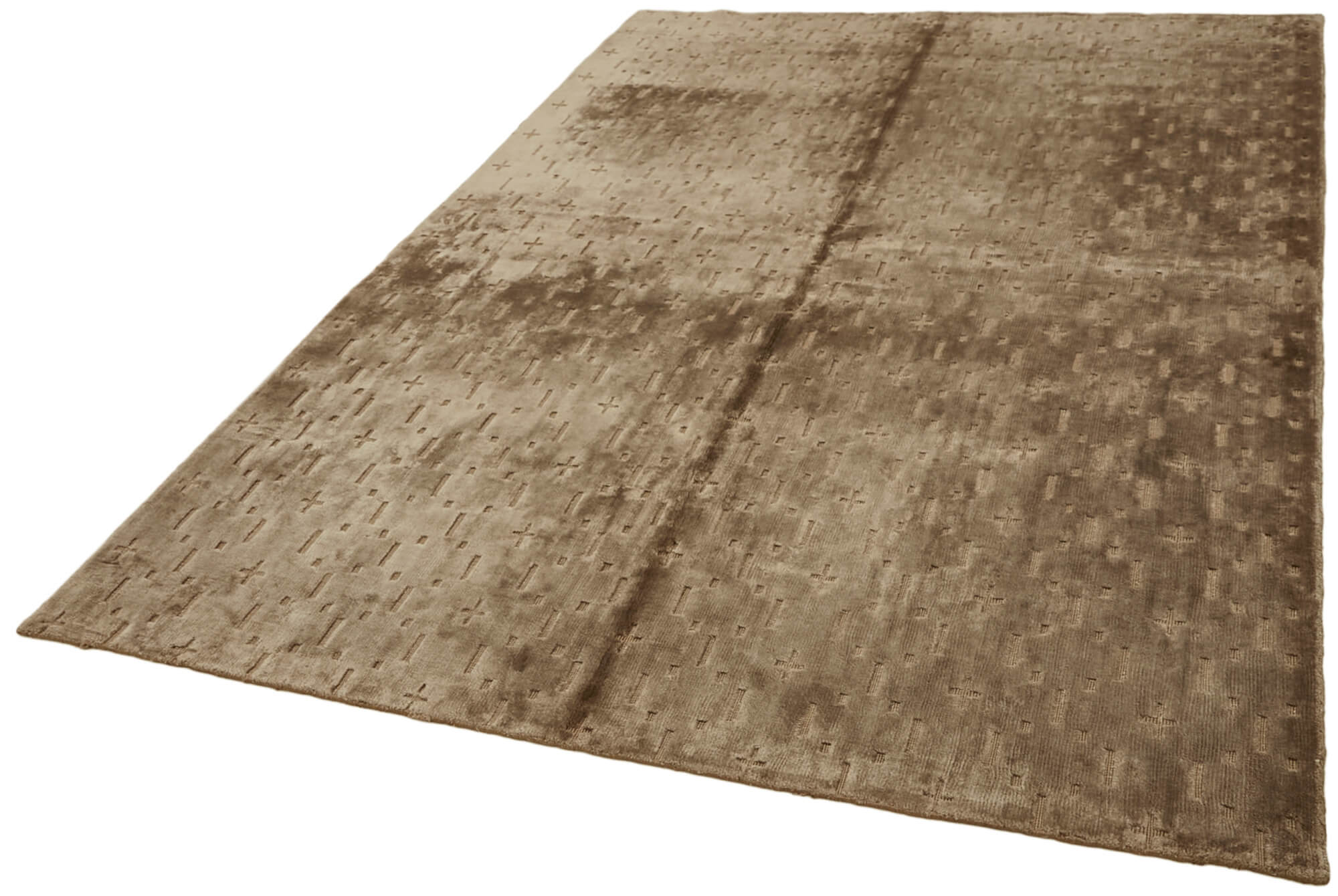 6 x 9 Brown Oushak Rug - 6475