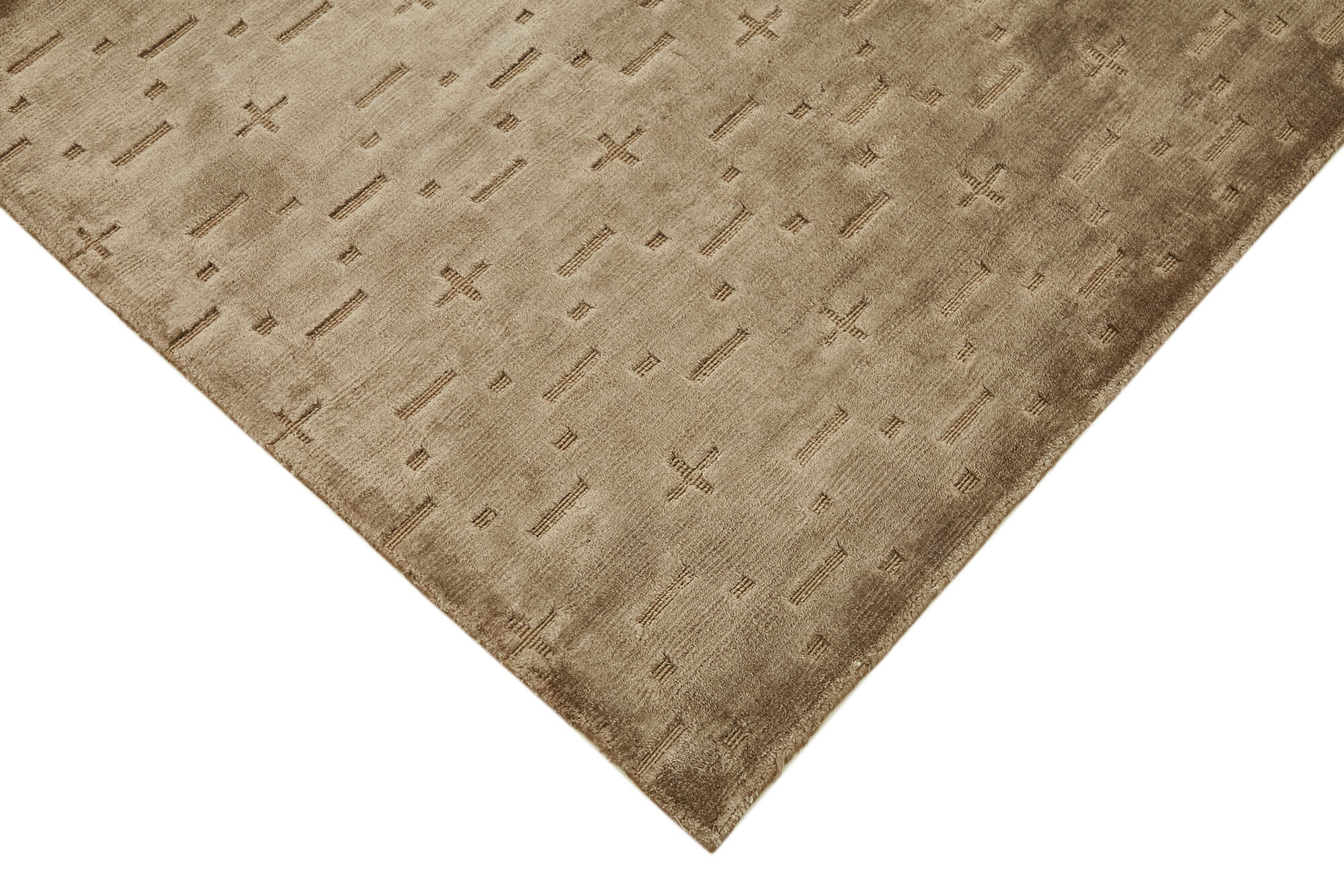 6 x 9 Brown Oushak Rug - 6475