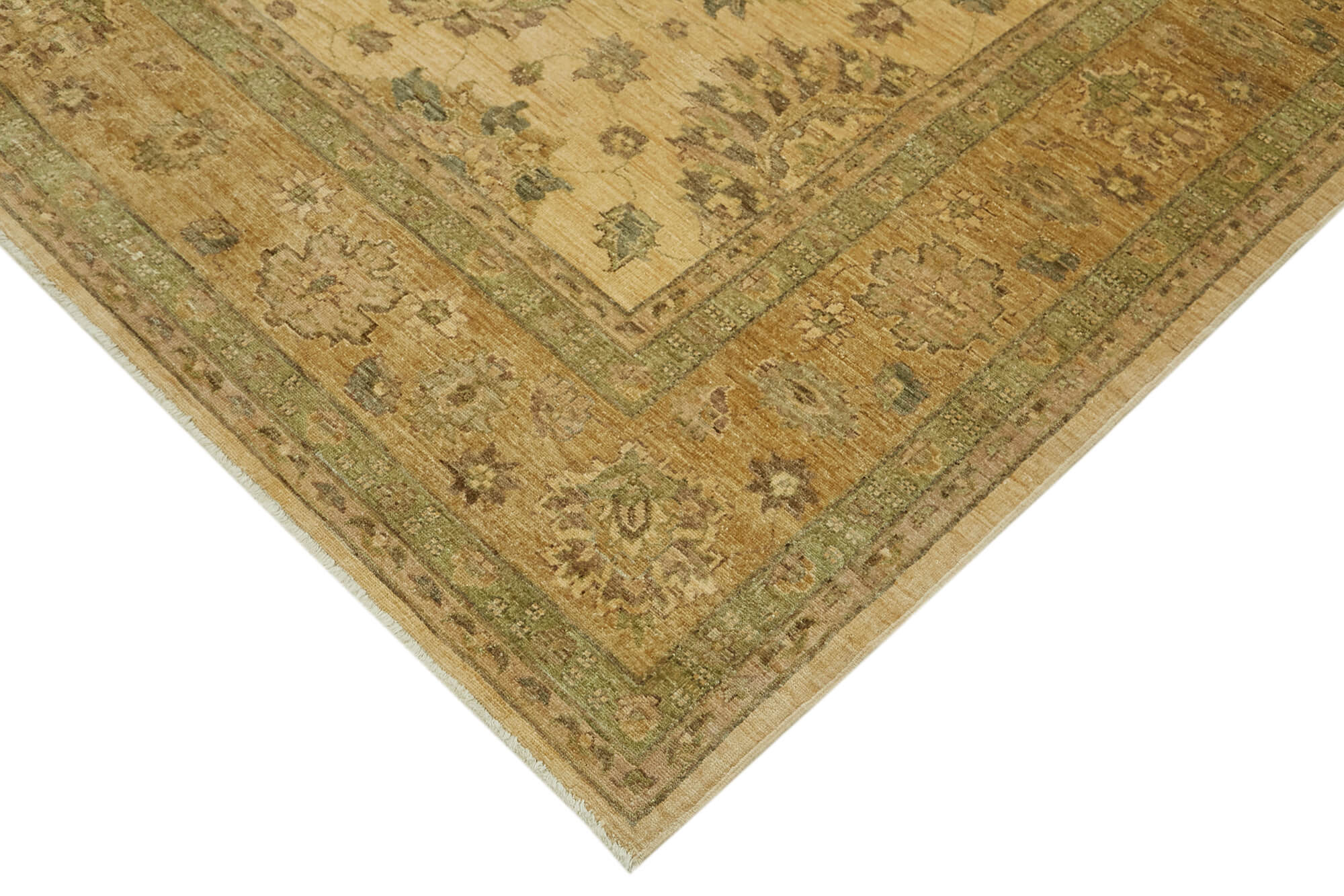 8 x 10 Beige Oushak Rug - 6478