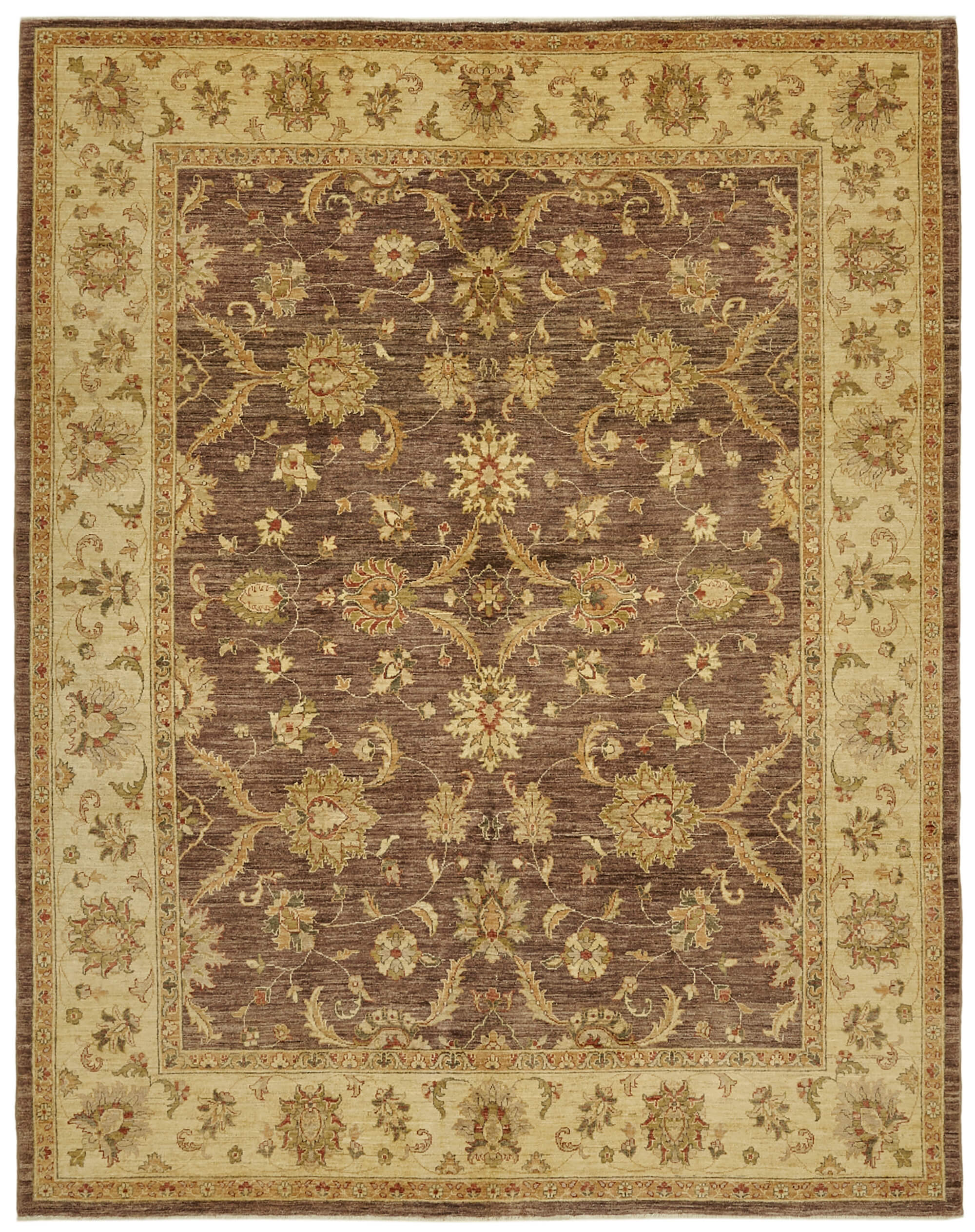 8 x 10 Beige Oushak Rug - 6479