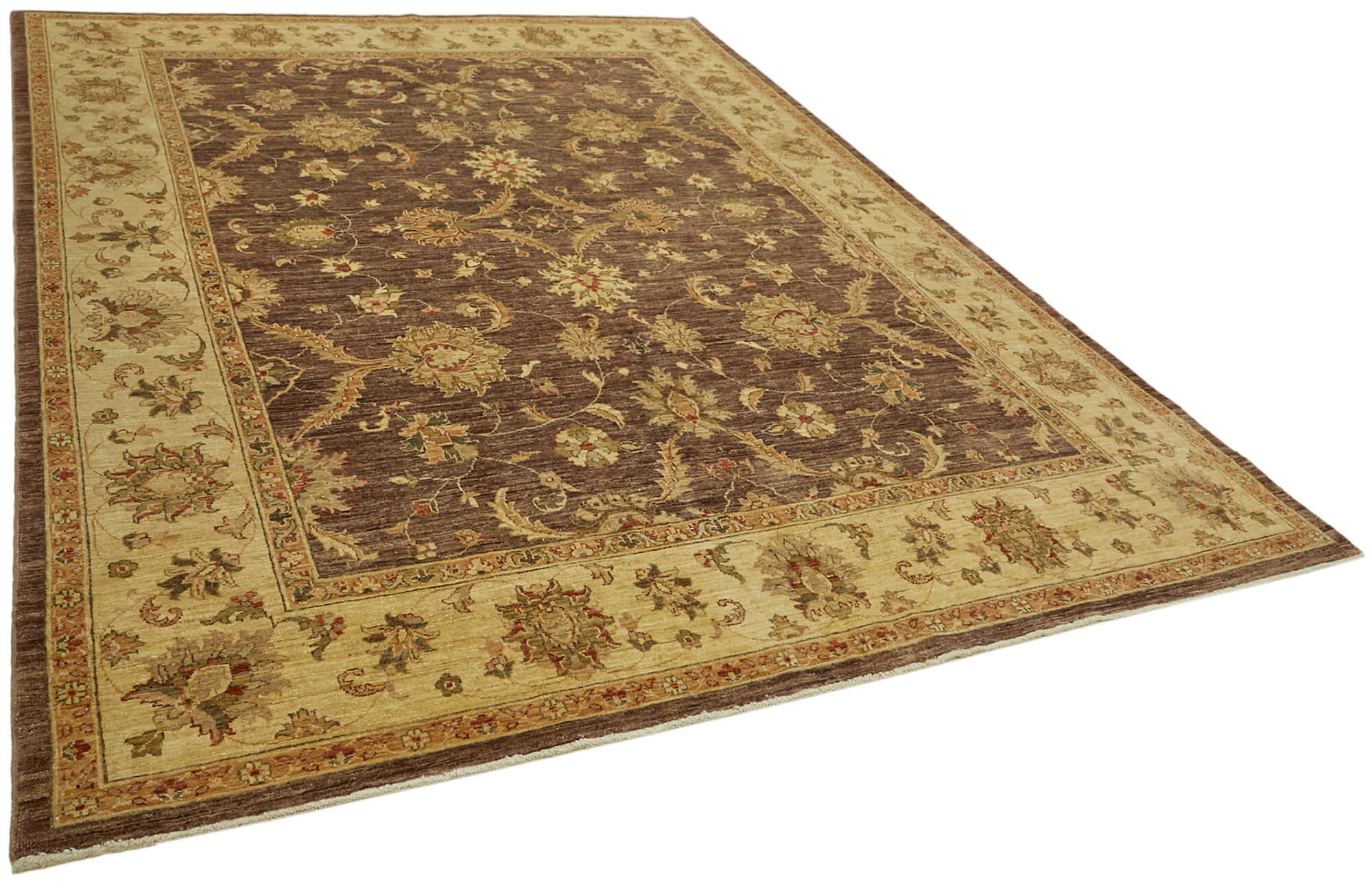 8 x 10 Beige Oushak Rug - 6479