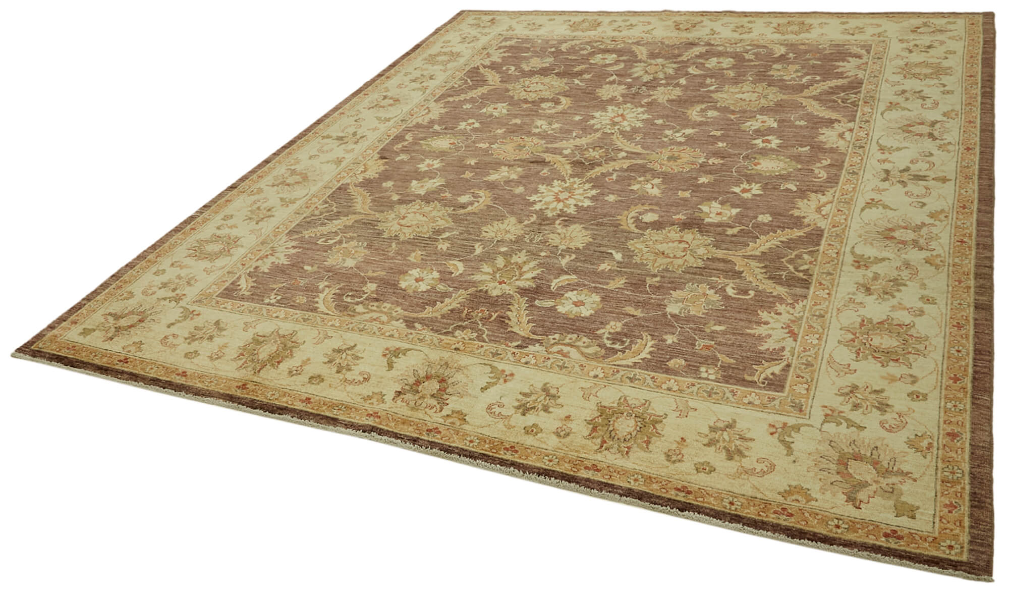 8 x 10 Beige Oushak Rug - 6479