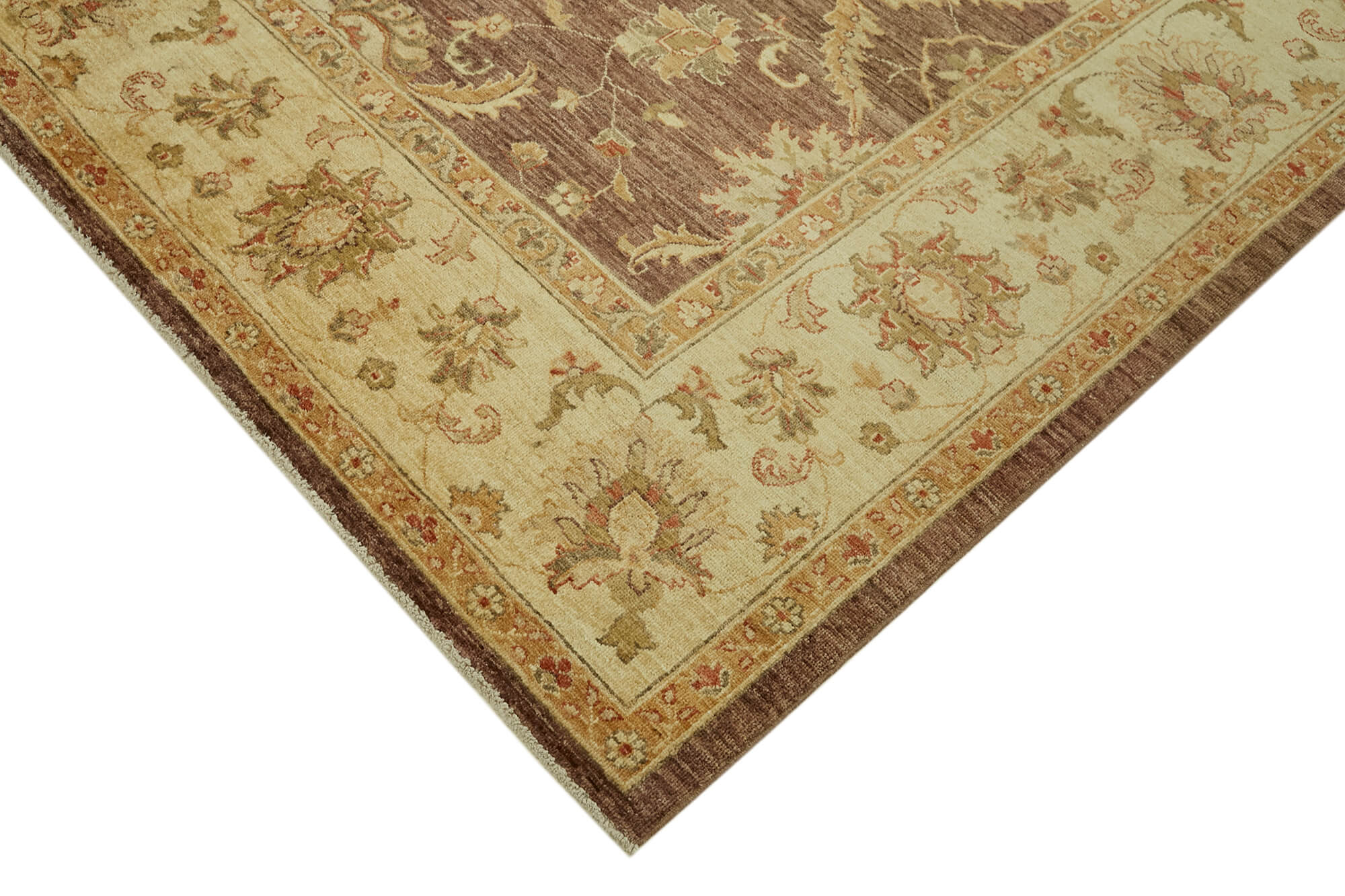 8 x 10 Beige Oushak Rug - 6479