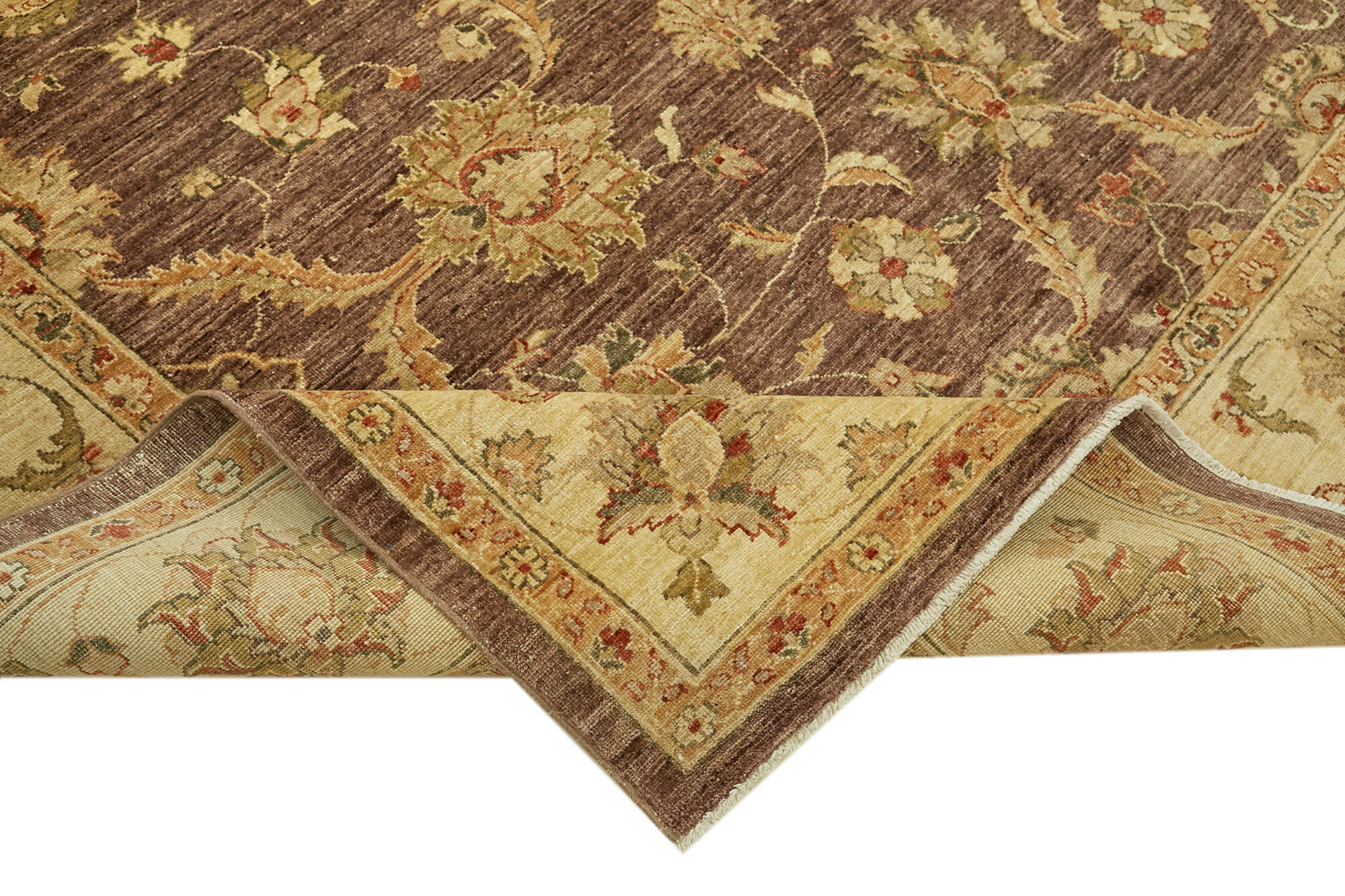 8 x 10 Beige Oushak Rug - 6479