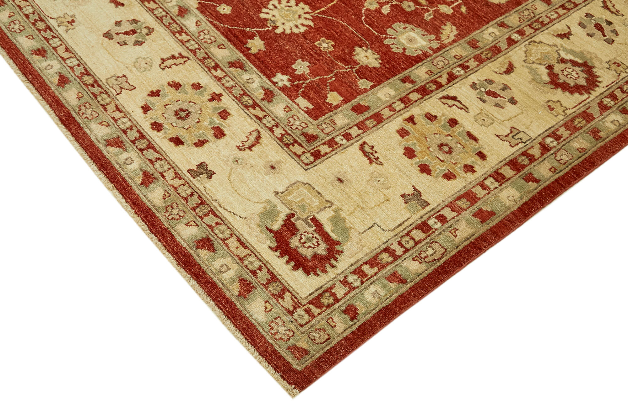 8 x 10 Beige Oushak Rug - 6480