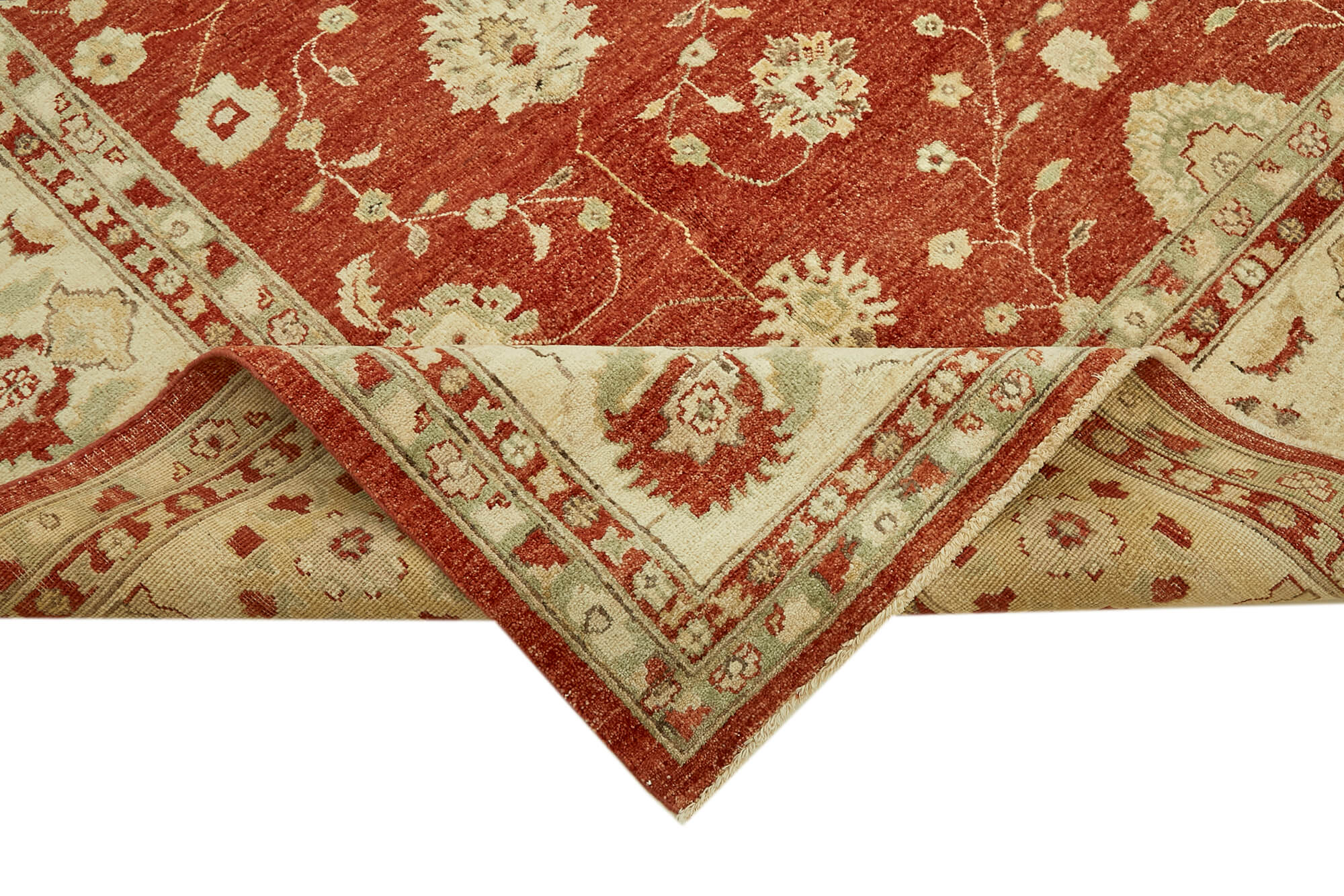 8 x 10 Beige Oushak Rug - 6480