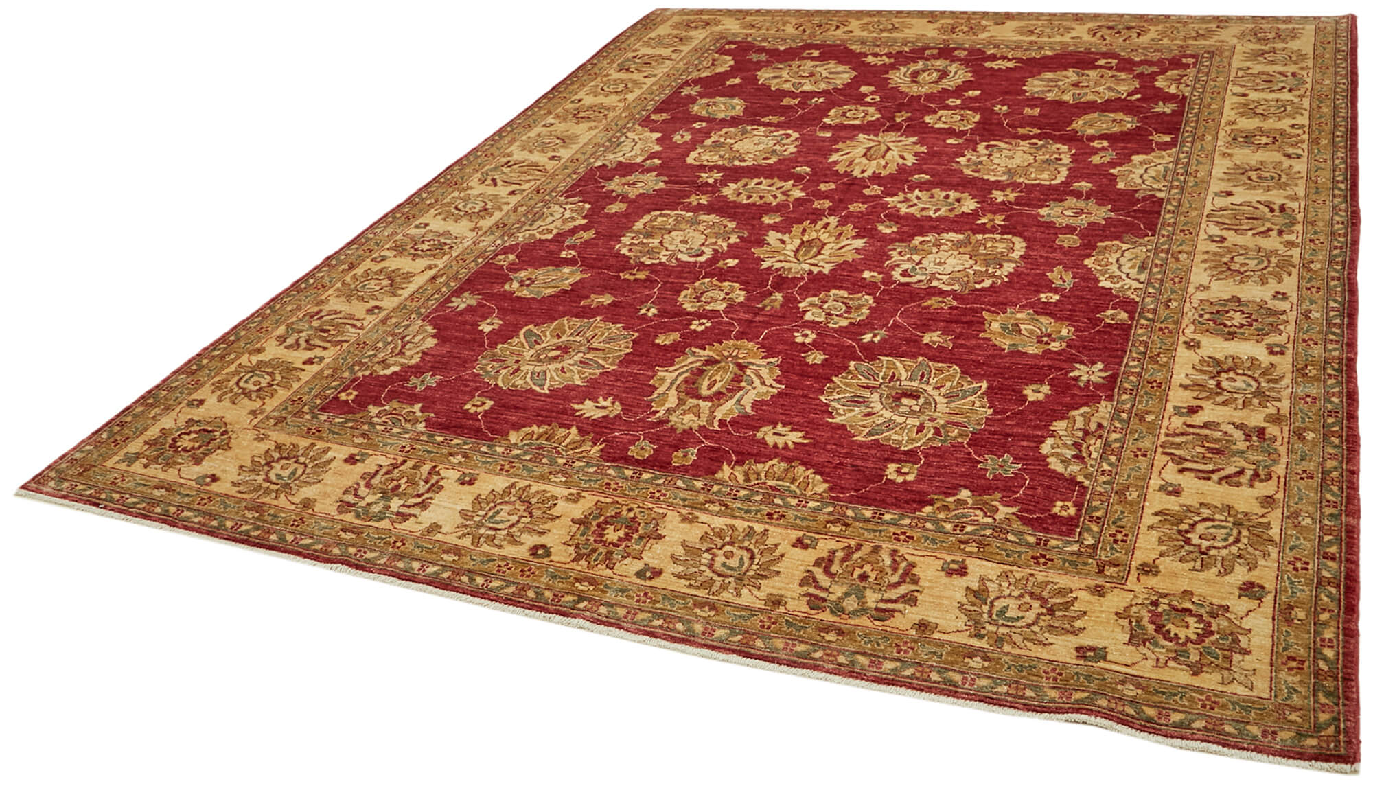 8 x 10 Beige Oushak Rug - 6482