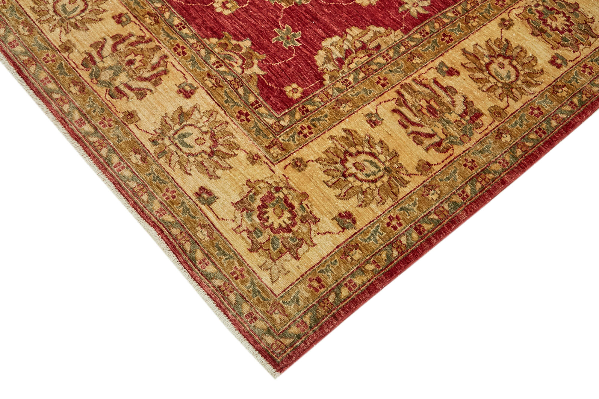 8 x 10 Beige Oushak Rug - 6482