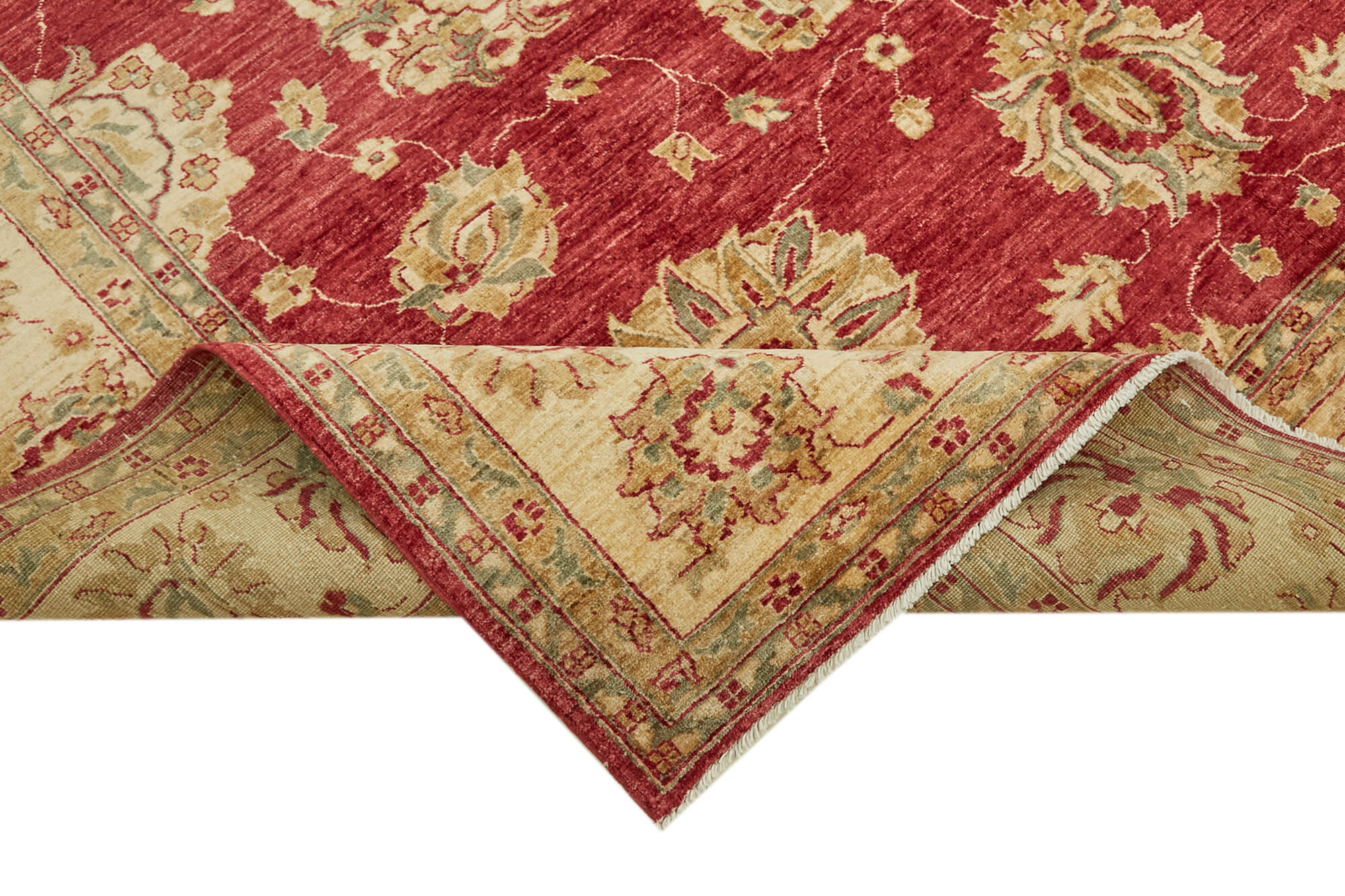 8 x 10 Beige Oushak Rug - 6482