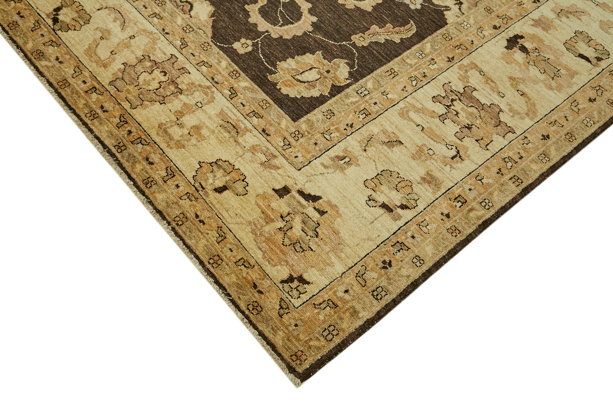 8 x 9 Beige Oushak Rug - 6483