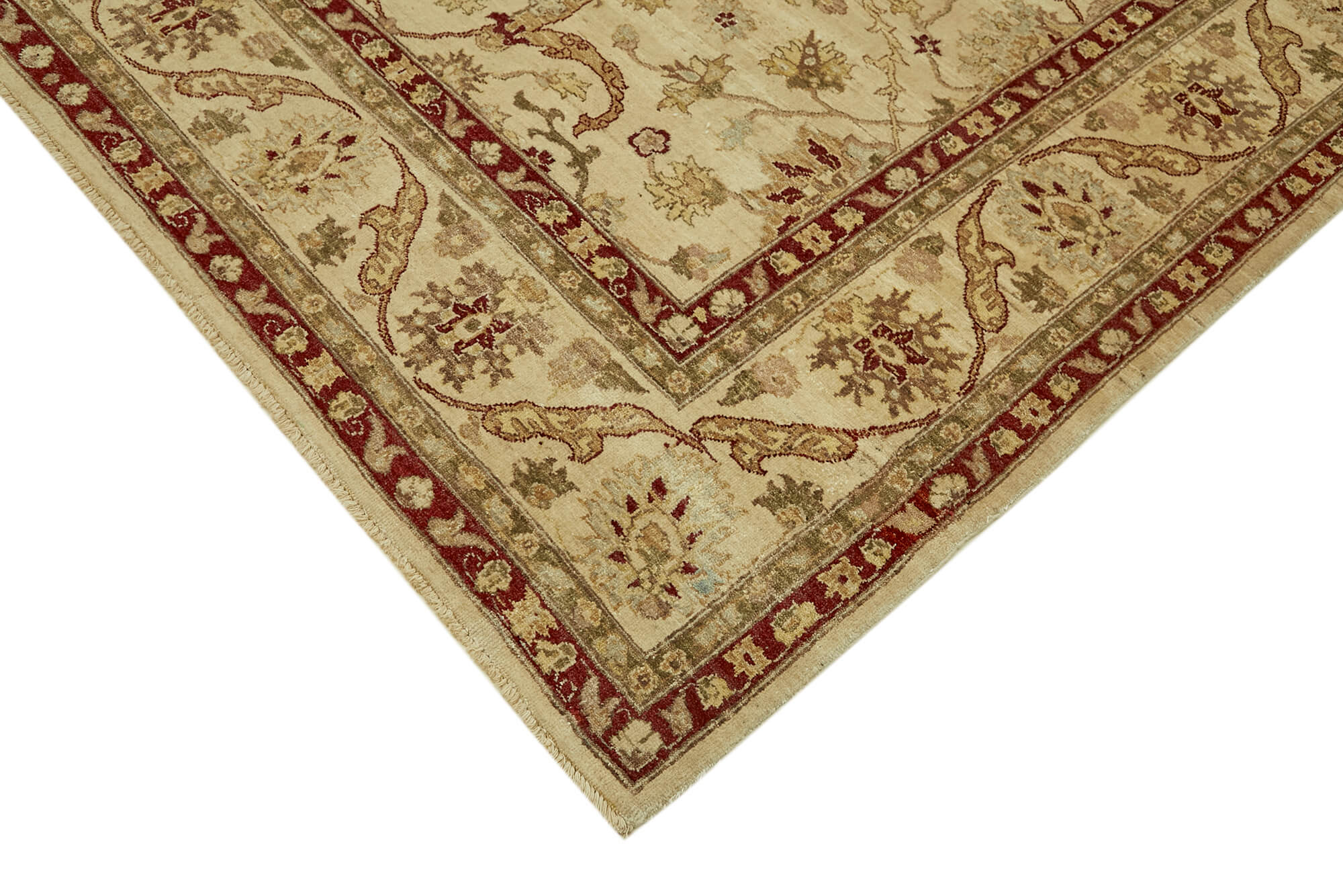 8 x 10 Beige Oushak Rug - 6484