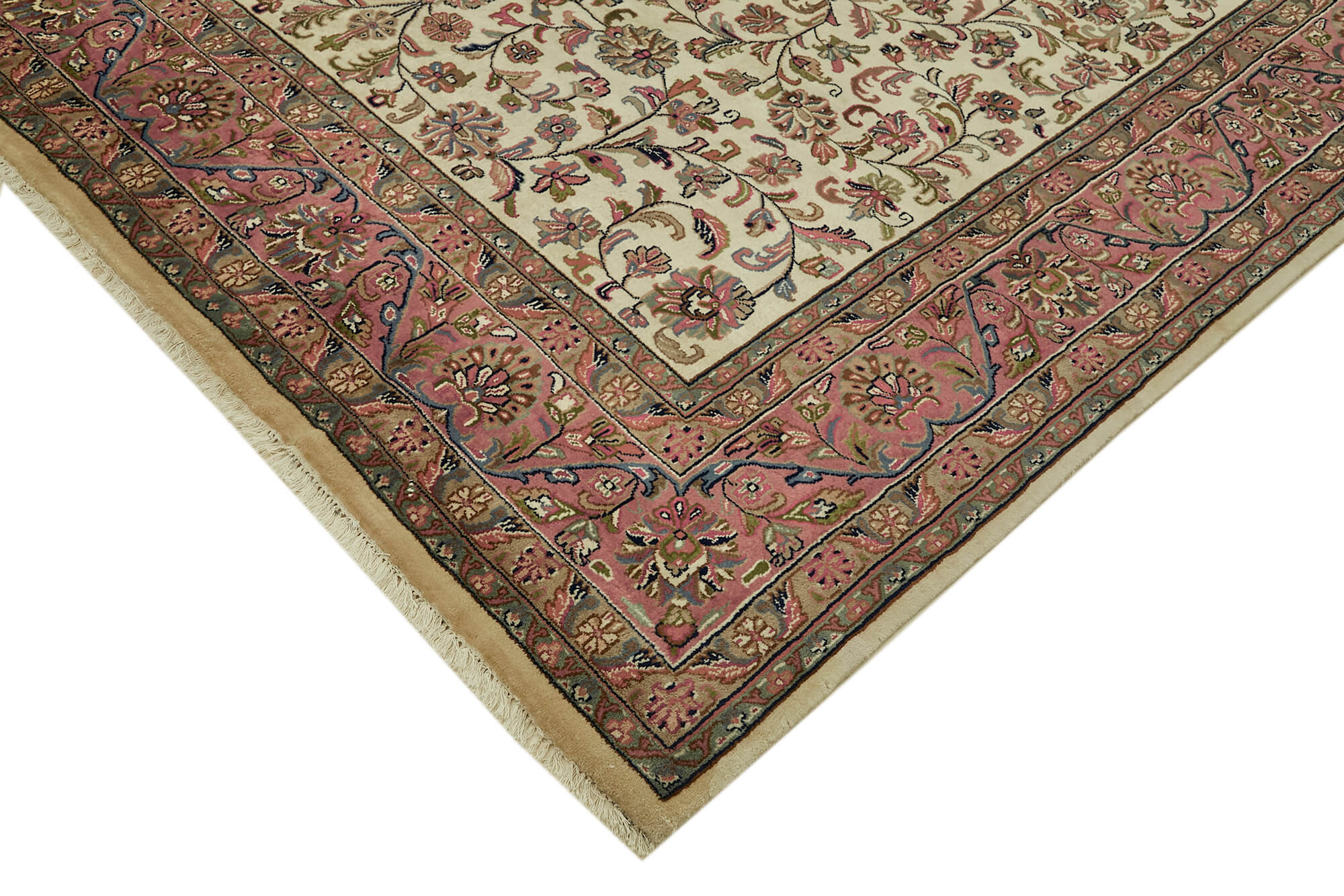 8 x 9 Beige Oushak Rug - 6488