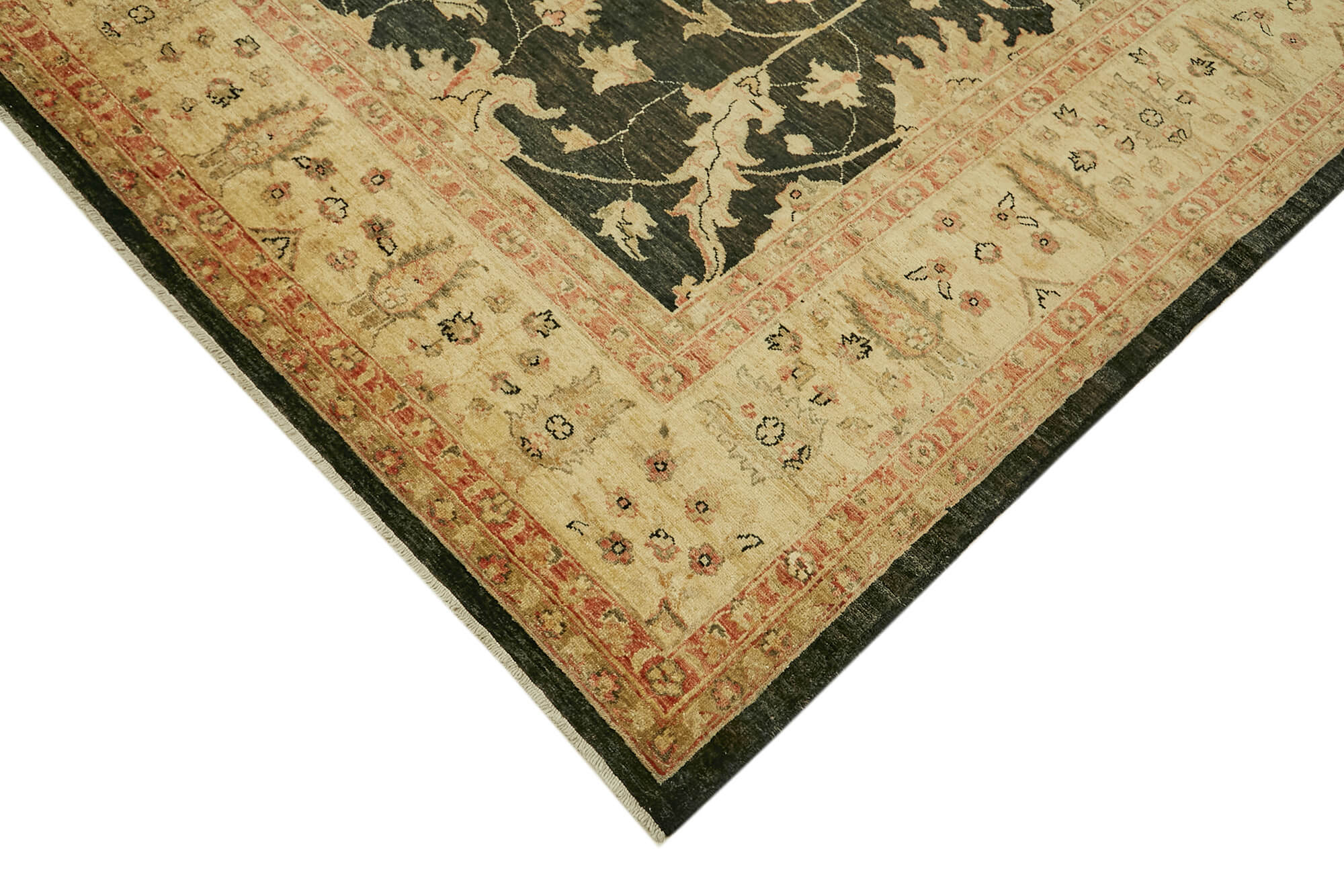 8 x 10 Beige Oushak Rug - 6489