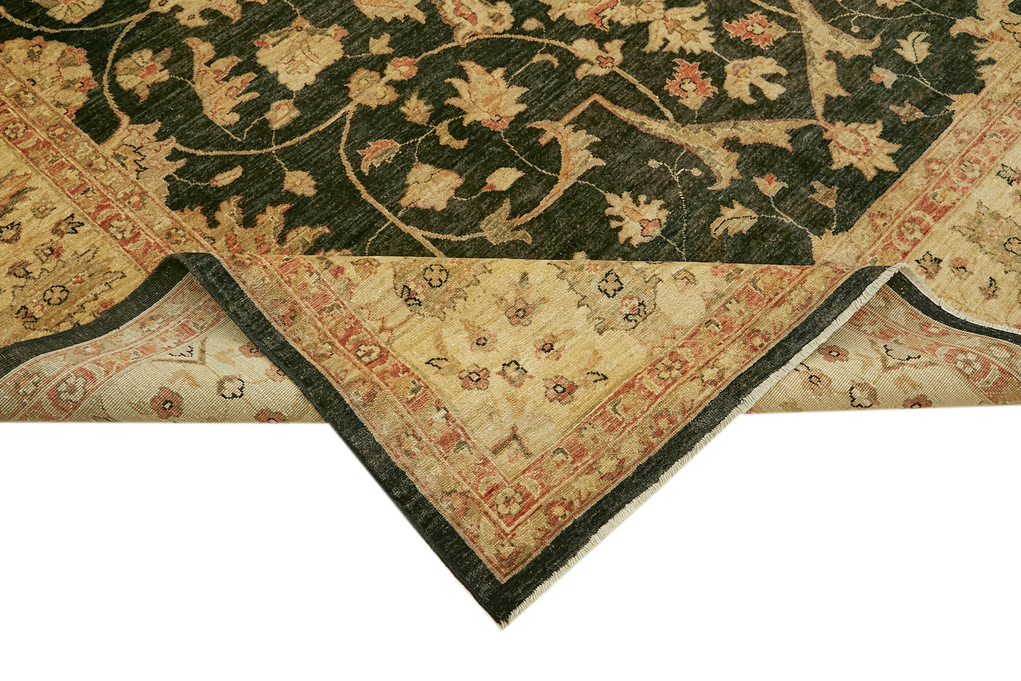 8 x 10 Beige Oushak Rug - 6489