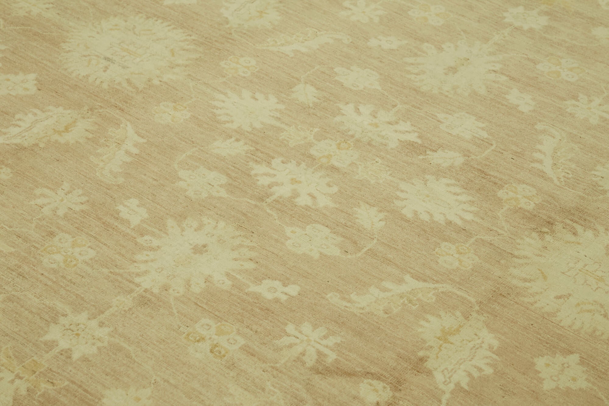 8 x 10 Beige Oushak Rug - 6490