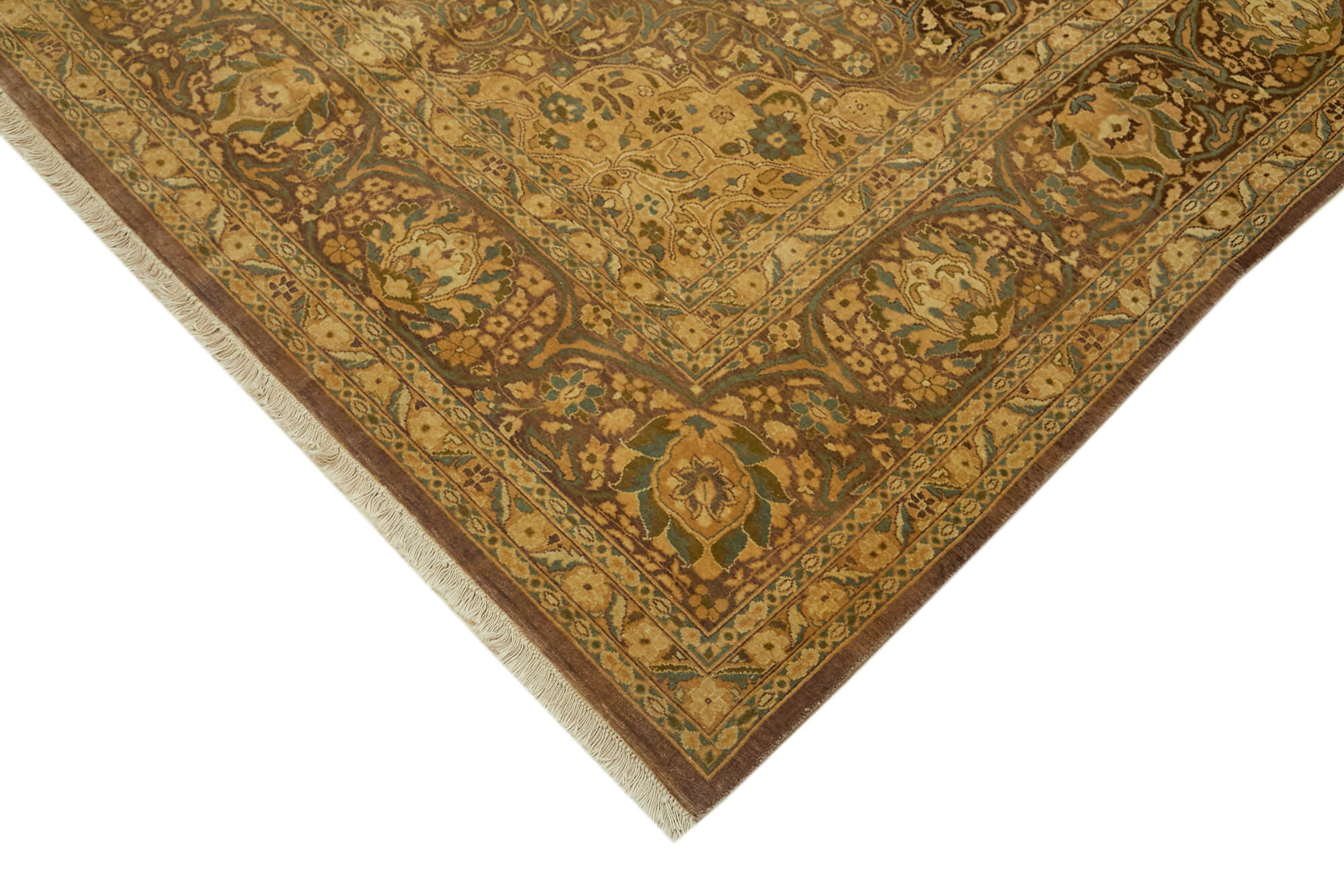 8 x 10 Beige Oushak Rug - 6492