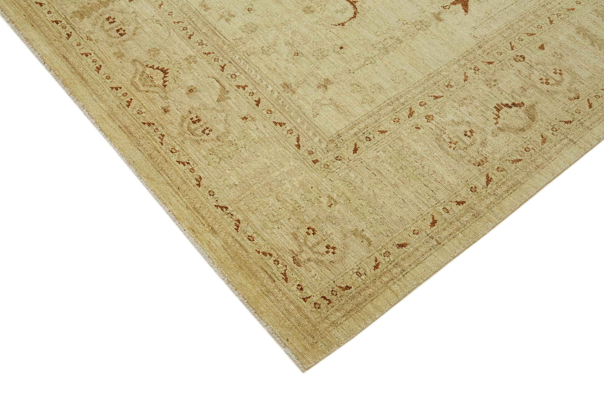 8 x 10 Beige Oushak Rug - 6493