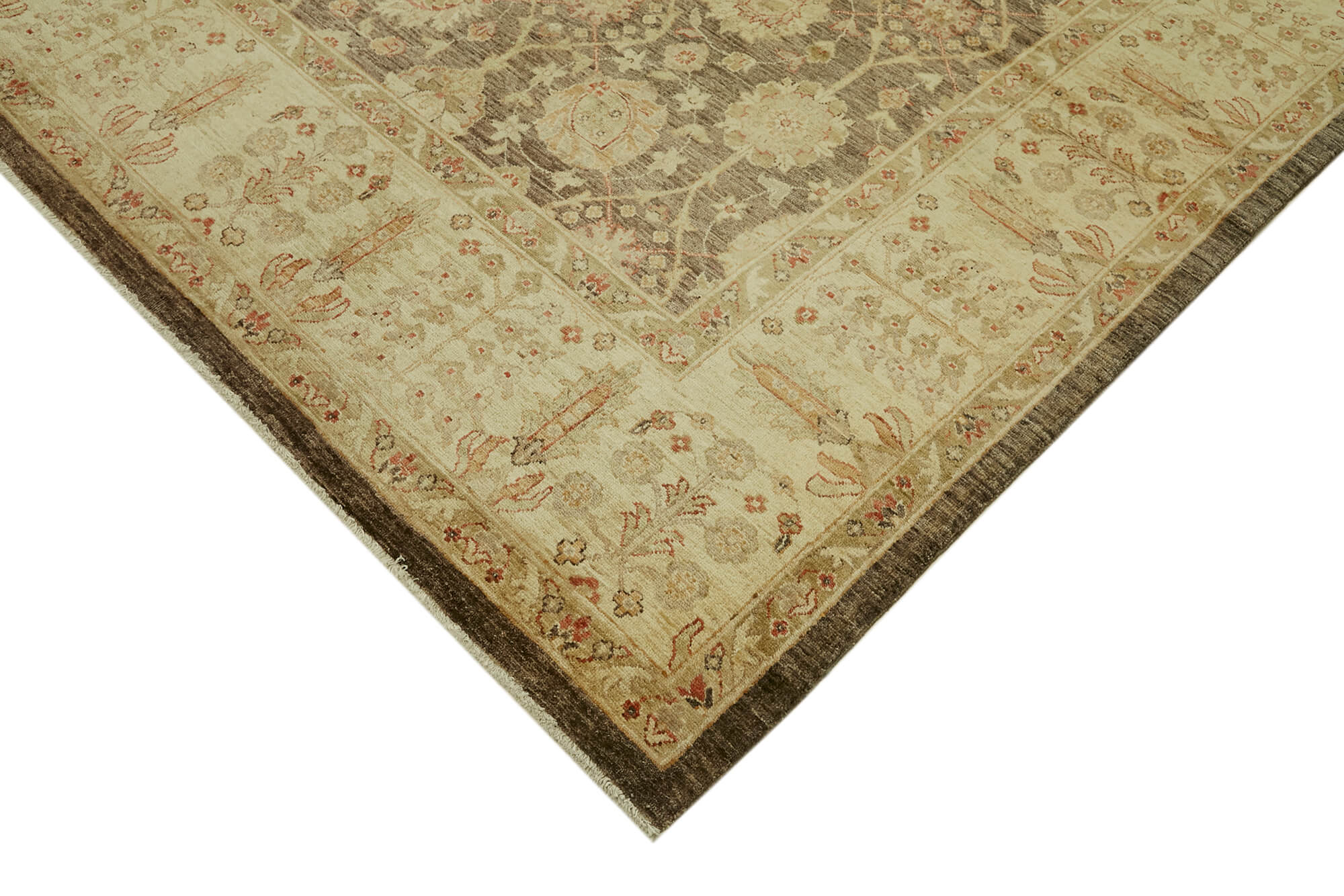 9 x 12 Beige Oushak Rug - 6496