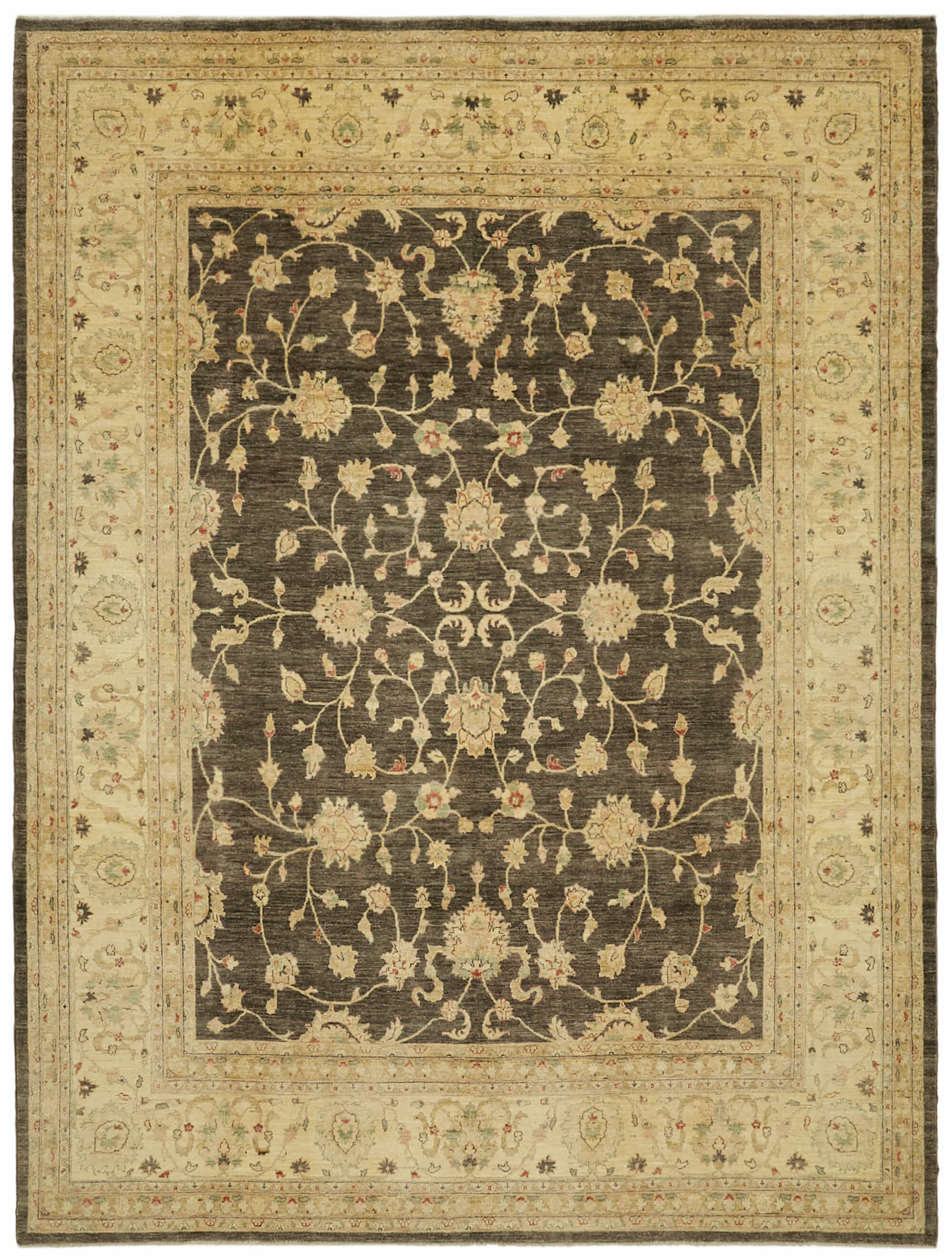 9 x 11 Beige Oushak Rug - 6497