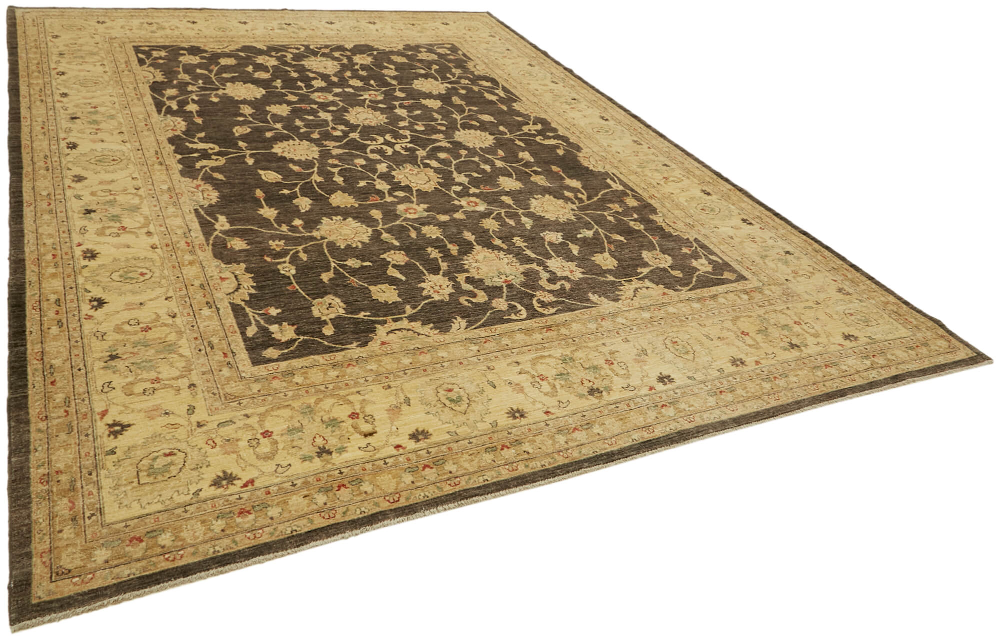 9 x 11 Beige Oushak Rug - 6497