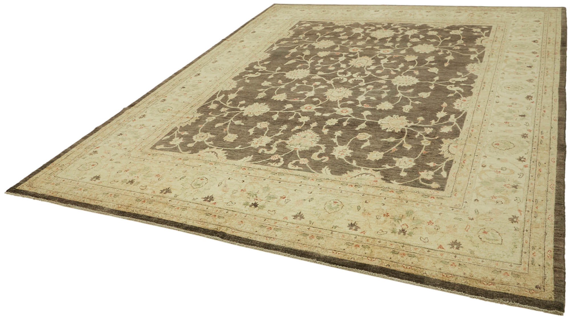 9 x 11 Beige Oushak Rug - 6497