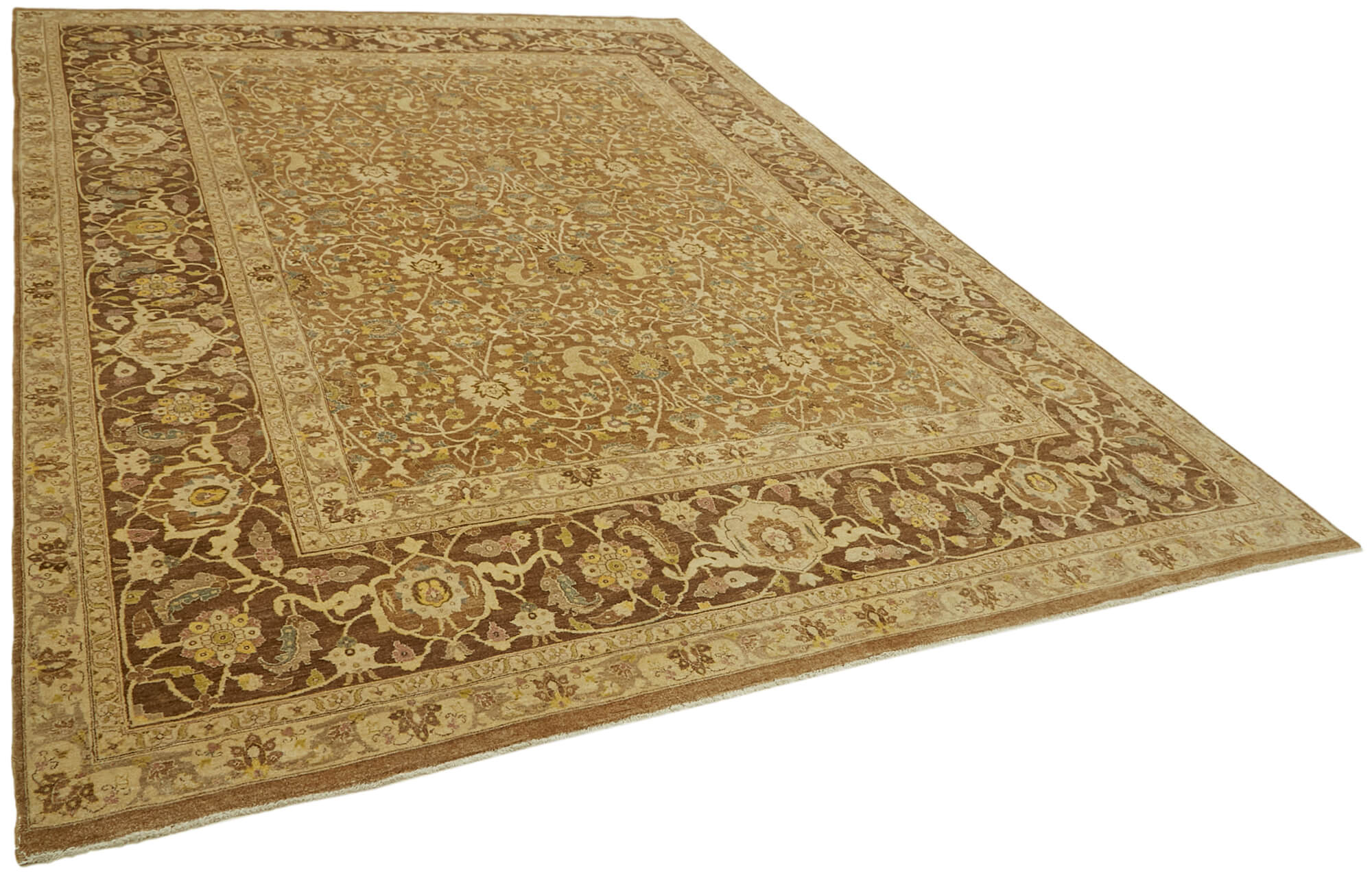 8 x 11 Beige Oushak Rug - 6500