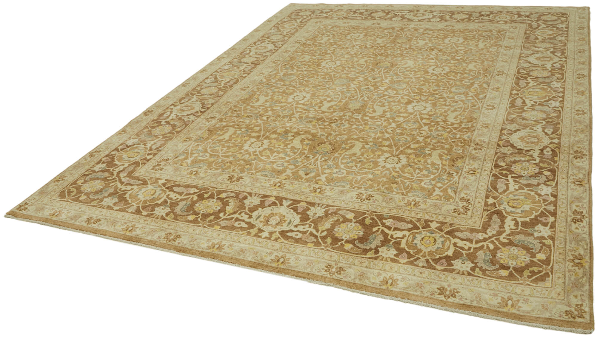 8 x 11 Beige Oushak Rug - 6500