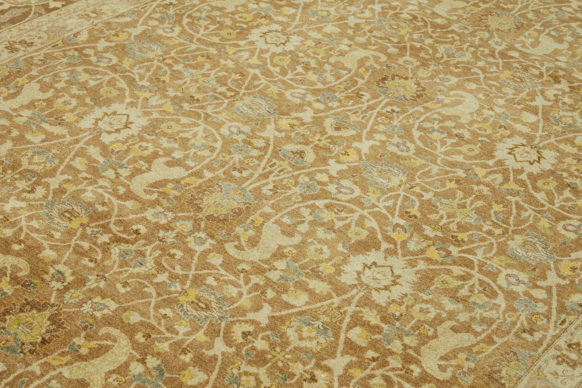 8 x 11 Beige Oushak Rug - 6500