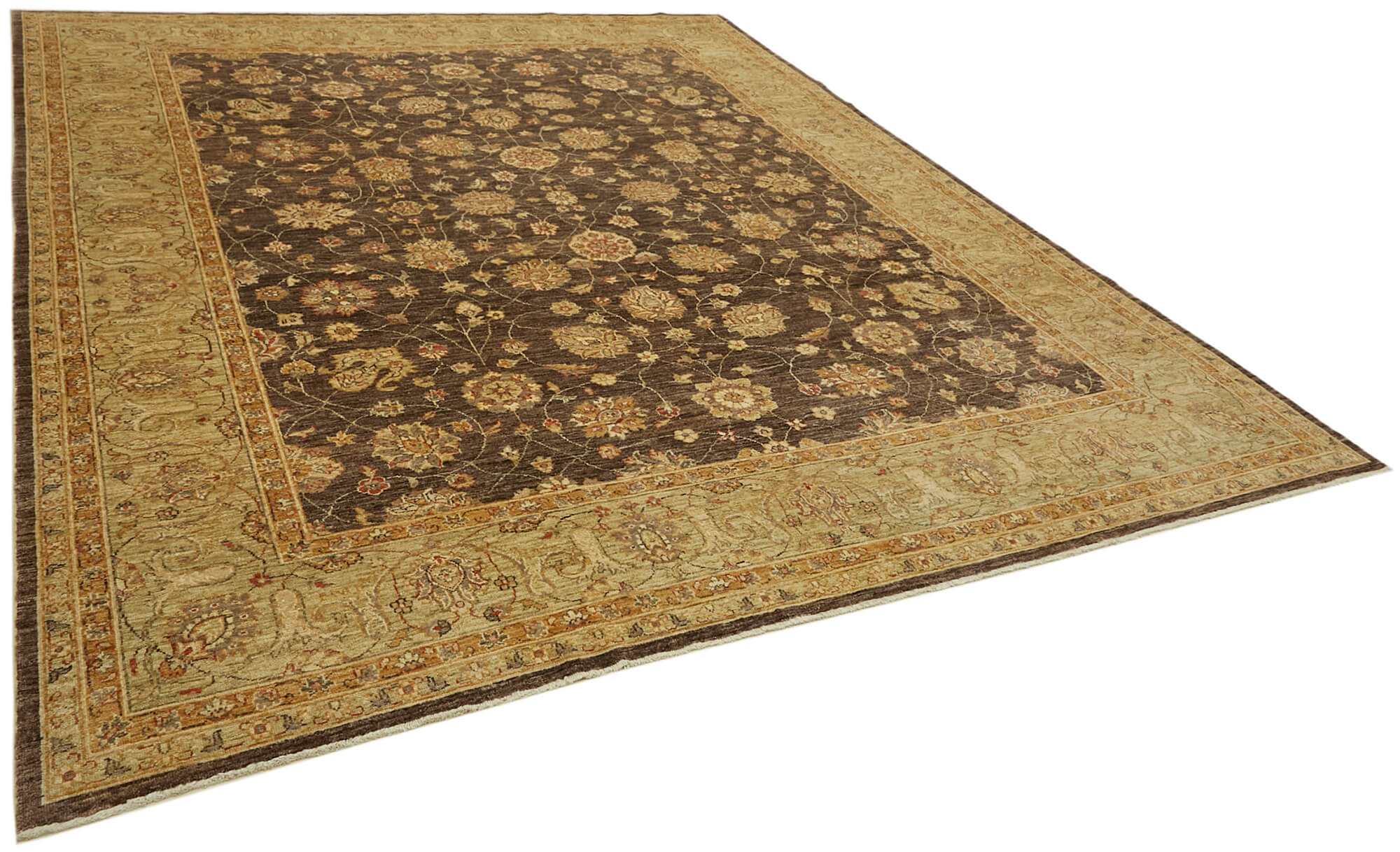 9 x 11 Beige Oushak Rug - 6501