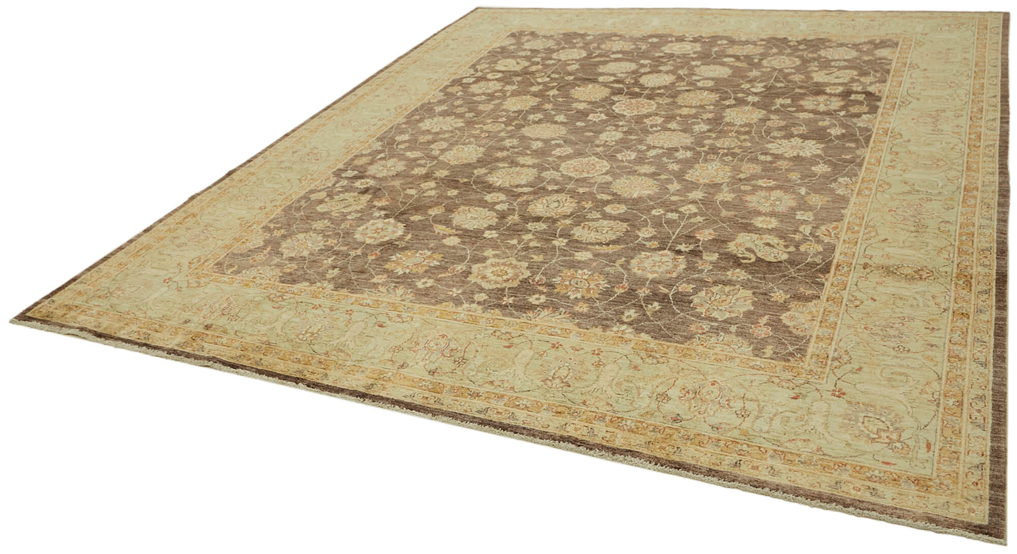 9 x 11 Beige Oushak Rug - 6501