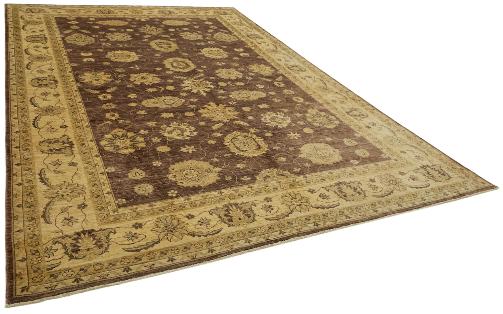 9 x 12 Beige Oushak Rug - 6503