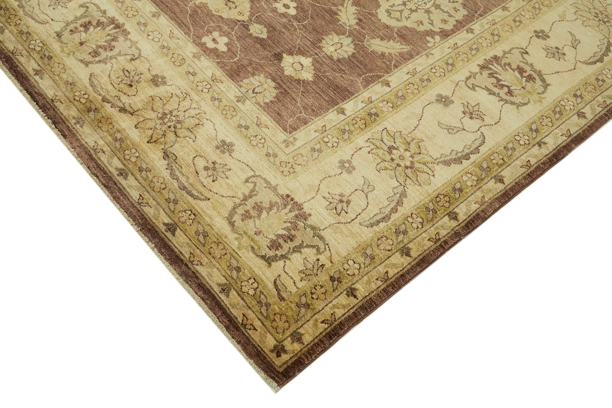 9 x 12 Beige Oushak Rug - 6503