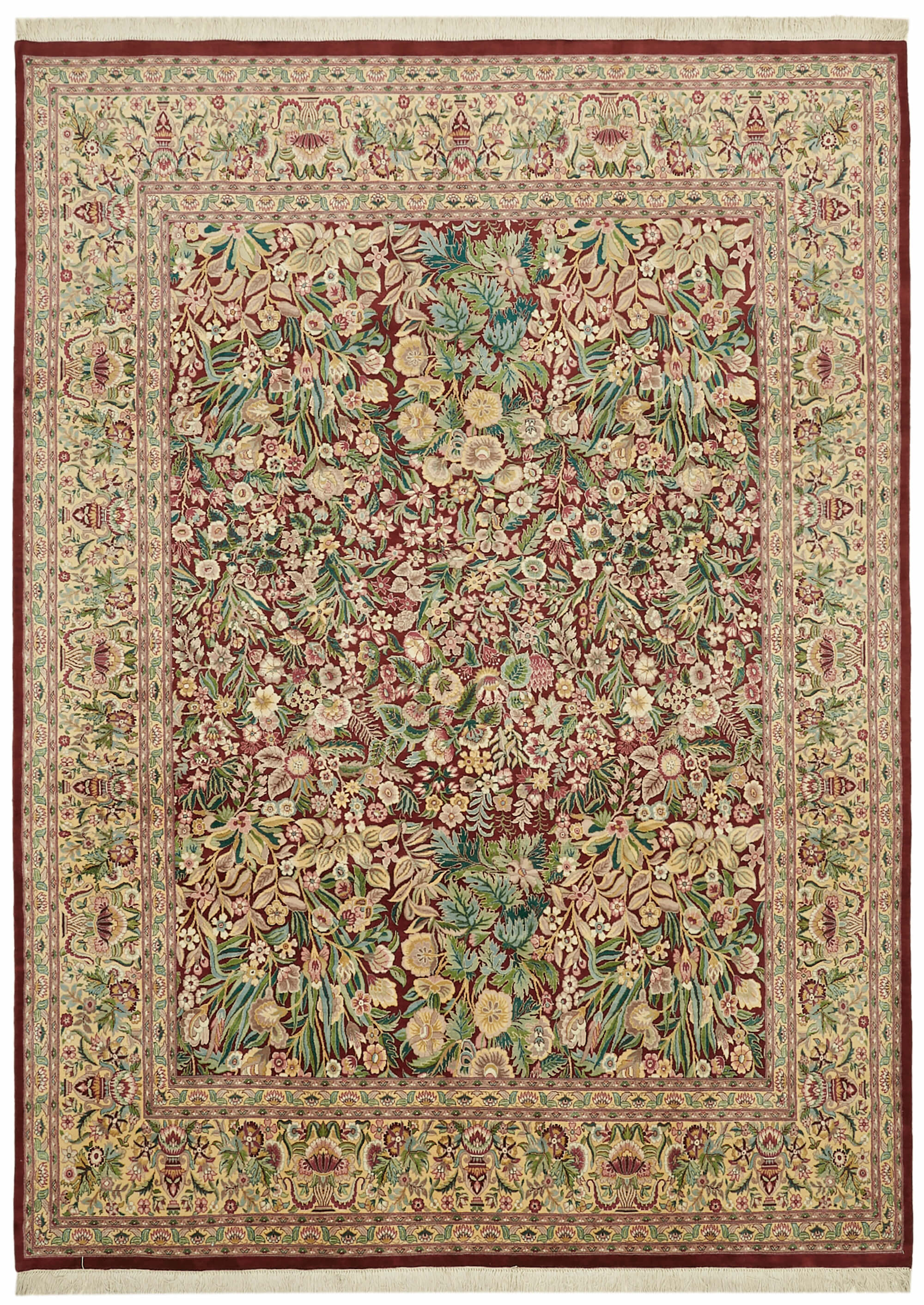 9 x 12 Beige Oushak Rug - 6505