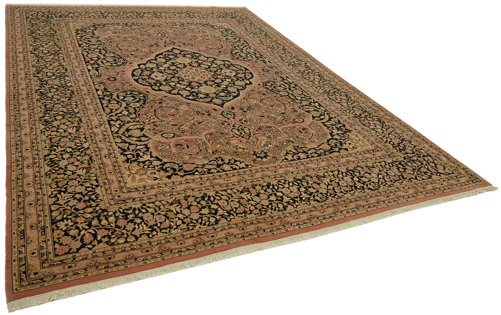 9 x 12 Beige Oushak Rug - 6506