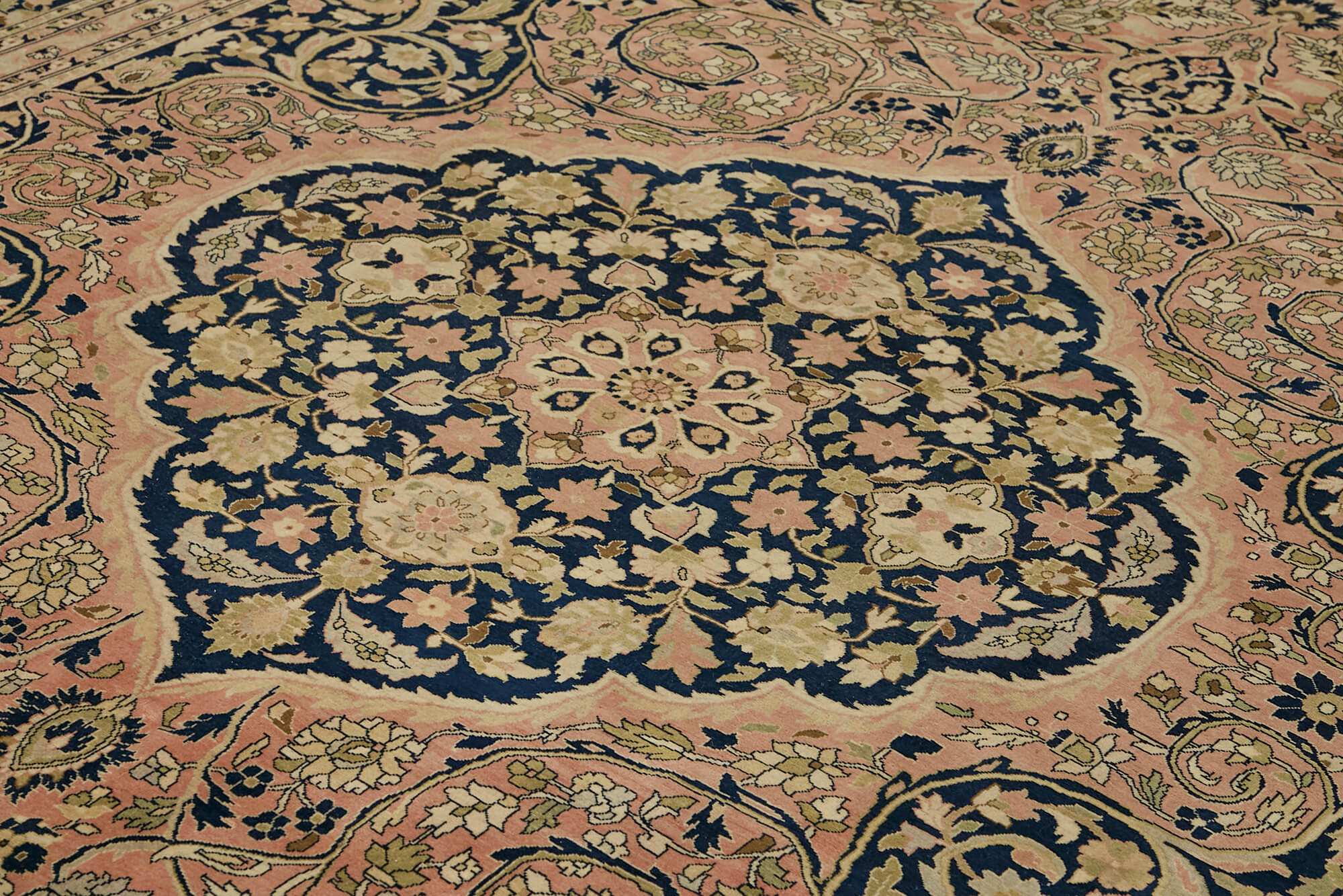 9 x 12 Beige Oushak Rug - 6506