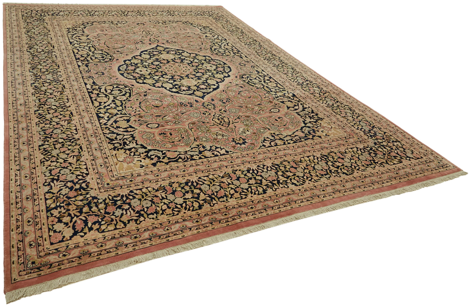 9 x 12 Beige Oushak Rug - 6507