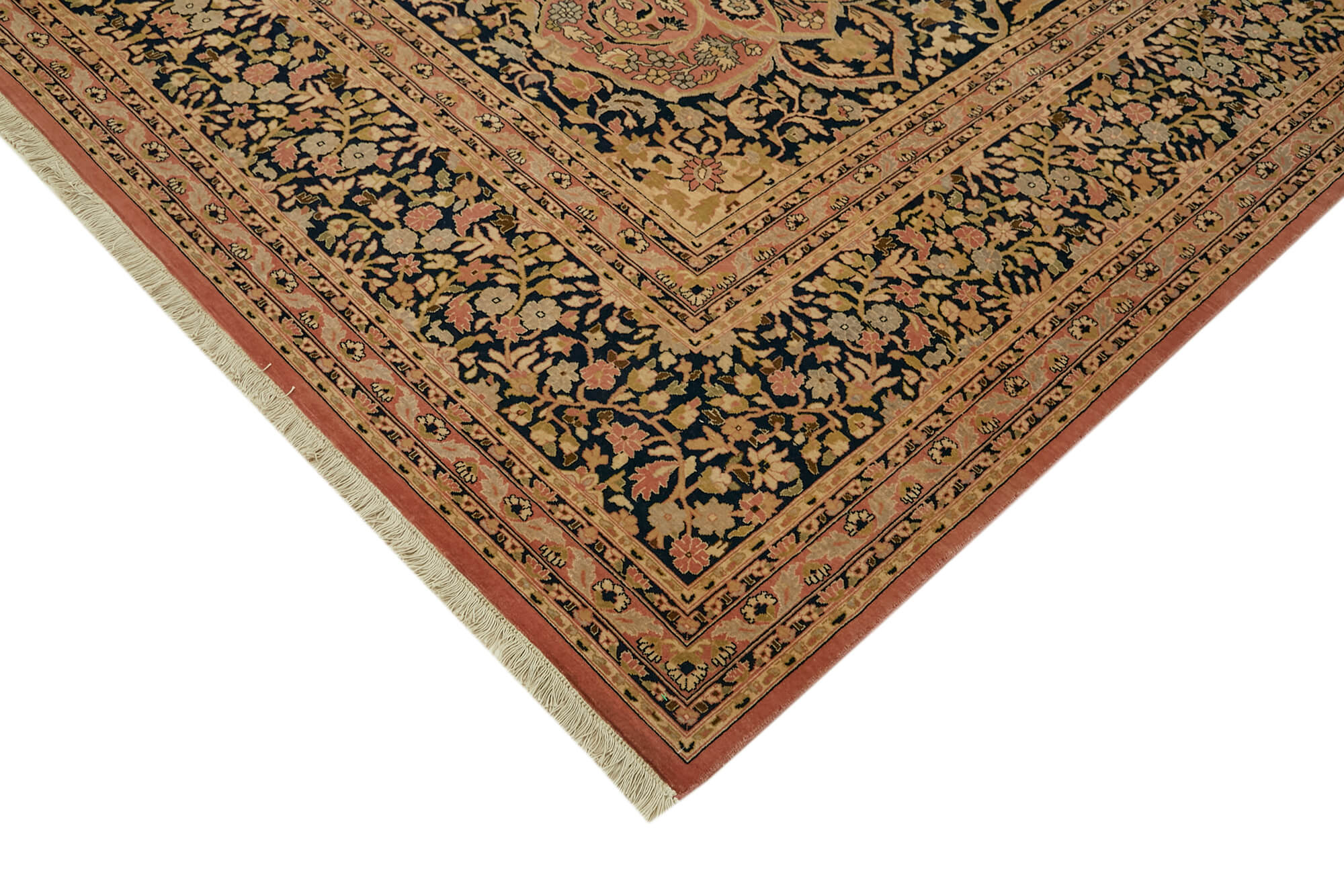 9 x 12 Beige Oushak Rug - 6507