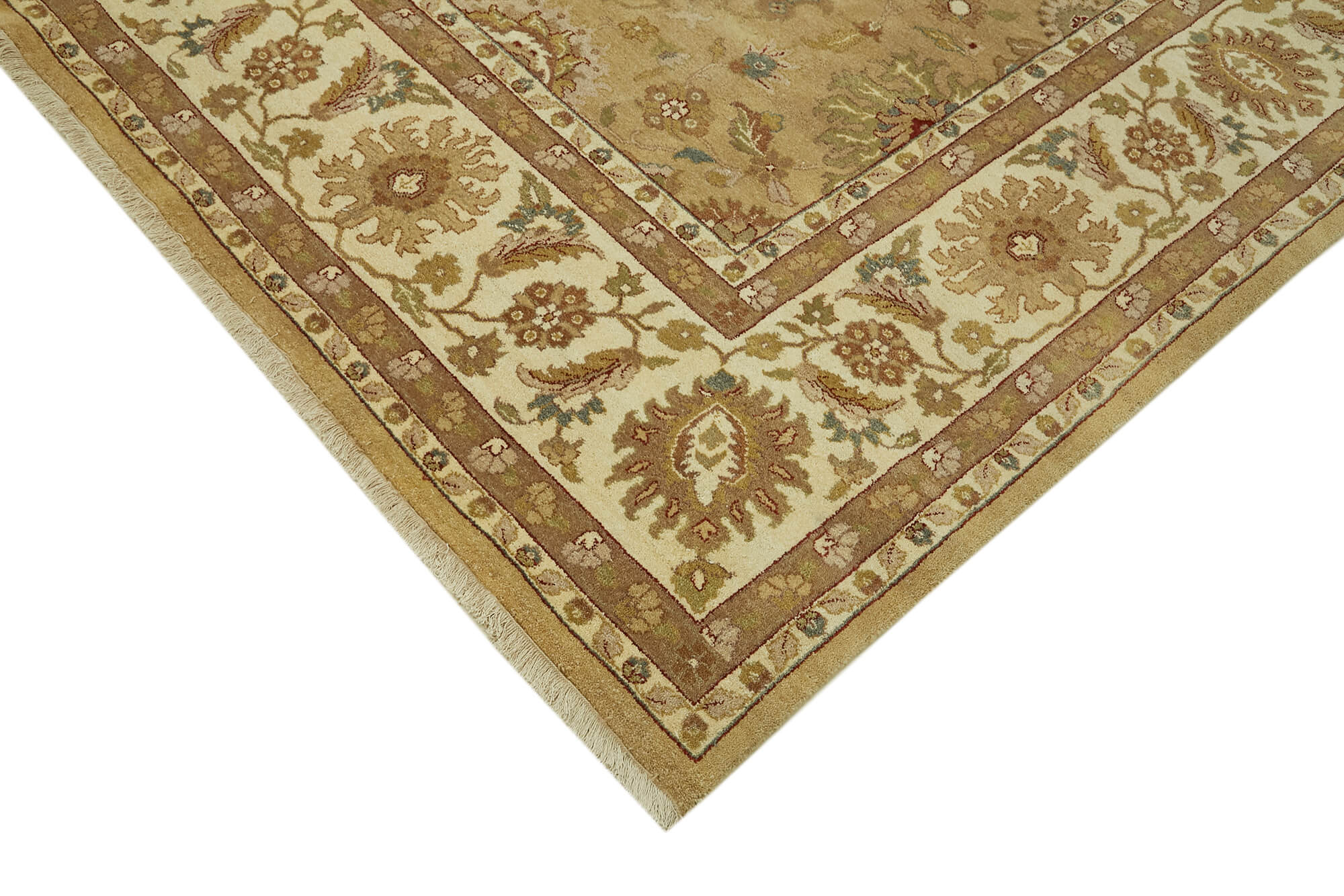 9 x 12 Beige Oushak Rug - 6509