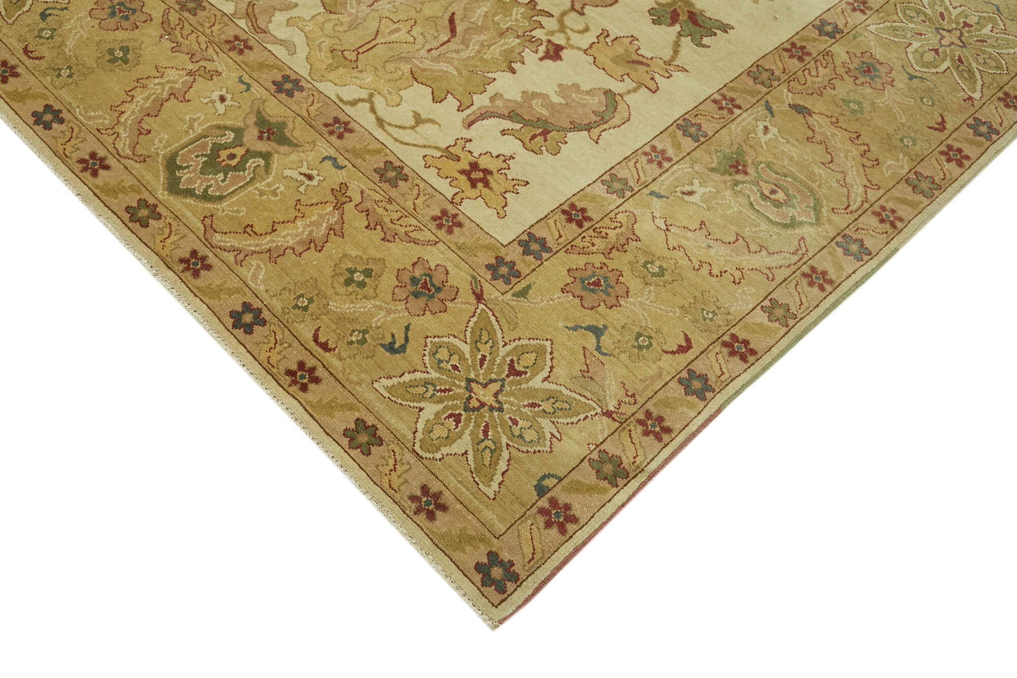 9 x 12 Beige Oushak Rug - 6510