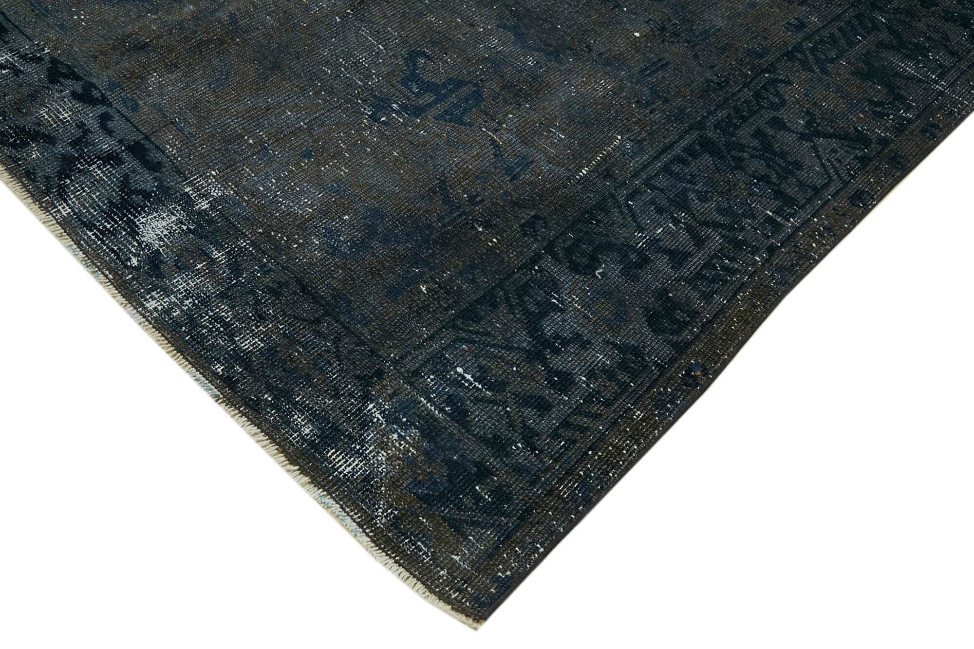 6 x 8 Grey Overdyed Large Area Rug - 6517