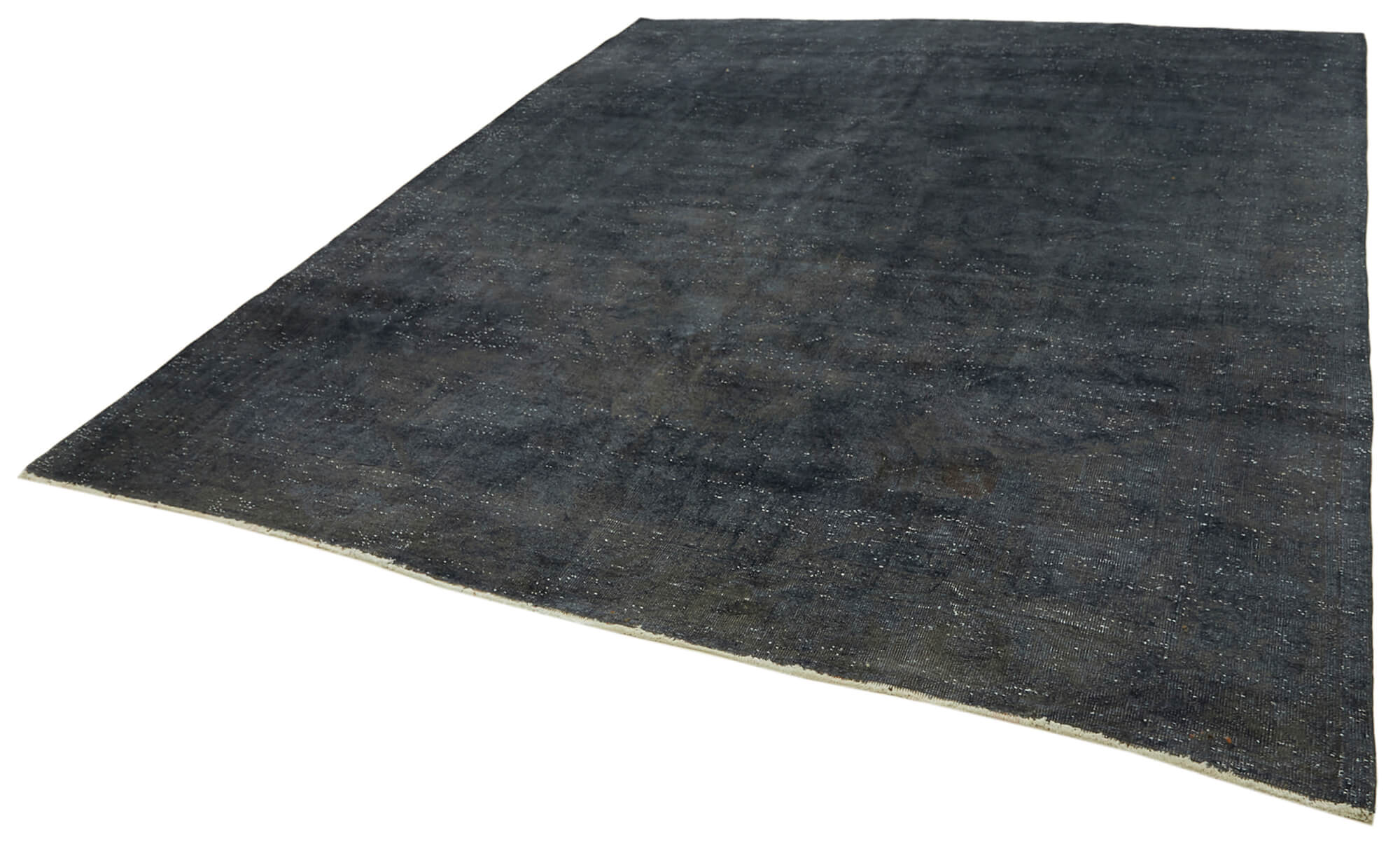 9 x 10 Grey Overdyed Large Area Rug - 6521