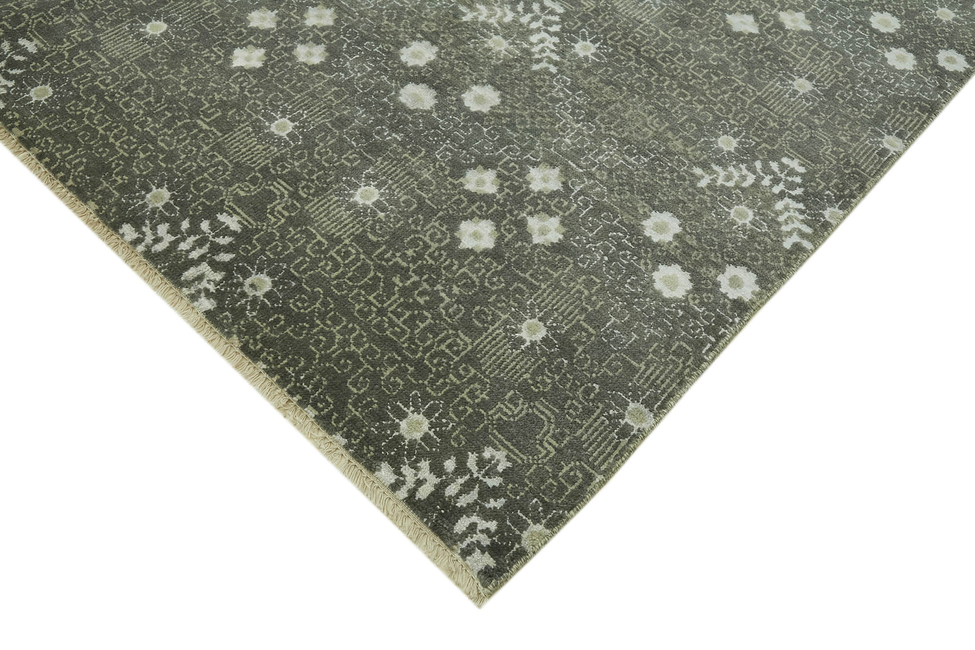 9 x 12 Grey Oushak Rug - 6865