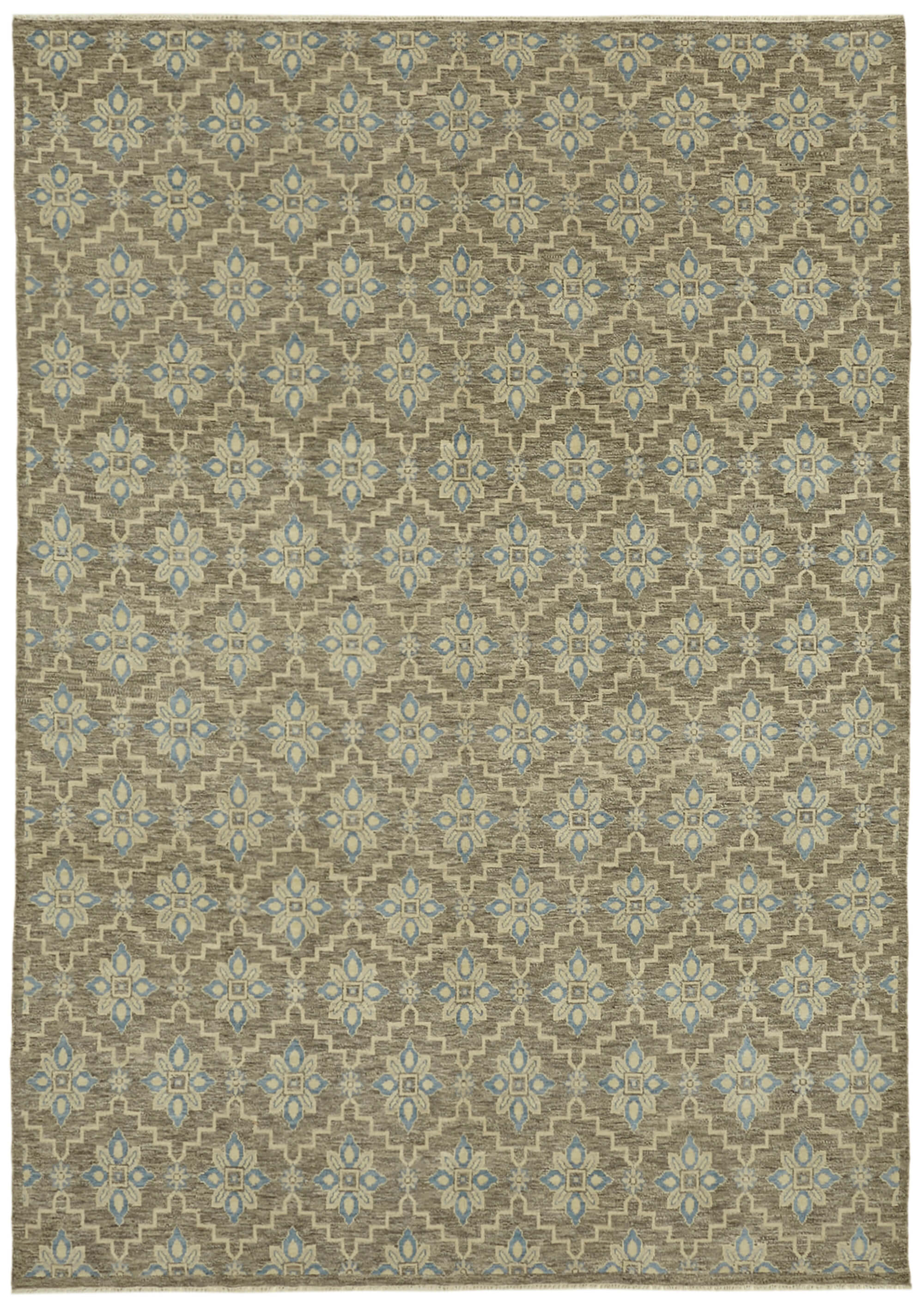 9 x 12 Grey Oushak Rug - 6866