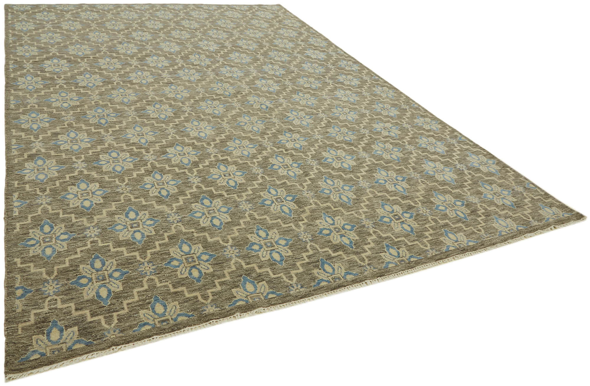 9 x 12 Grey Oushak Rug - 6866