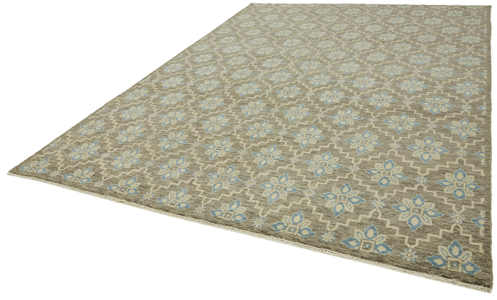 9 x 12 Grey Oushak Rug - 6866