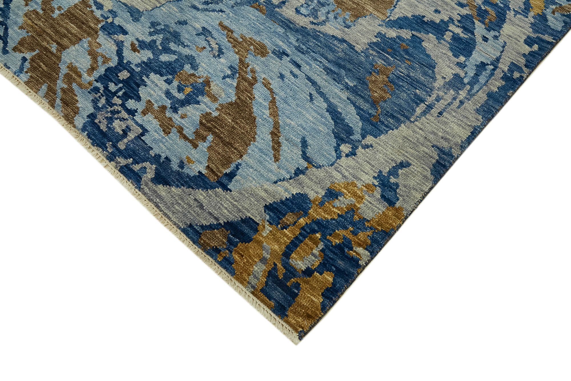 9 x 12 Blue Oushak Rug - 6867